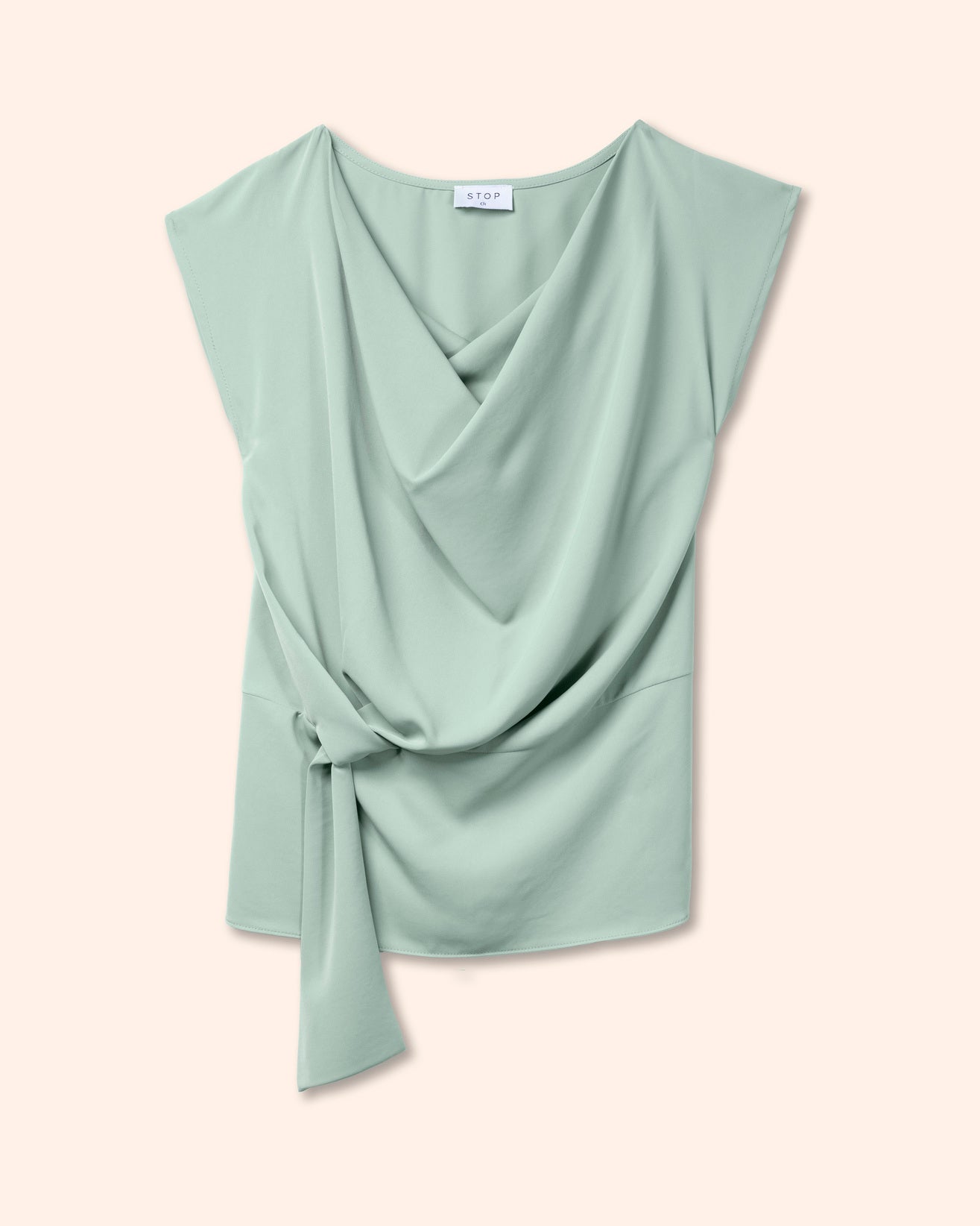 blusa-stop-menta-con-nudo-al-frente