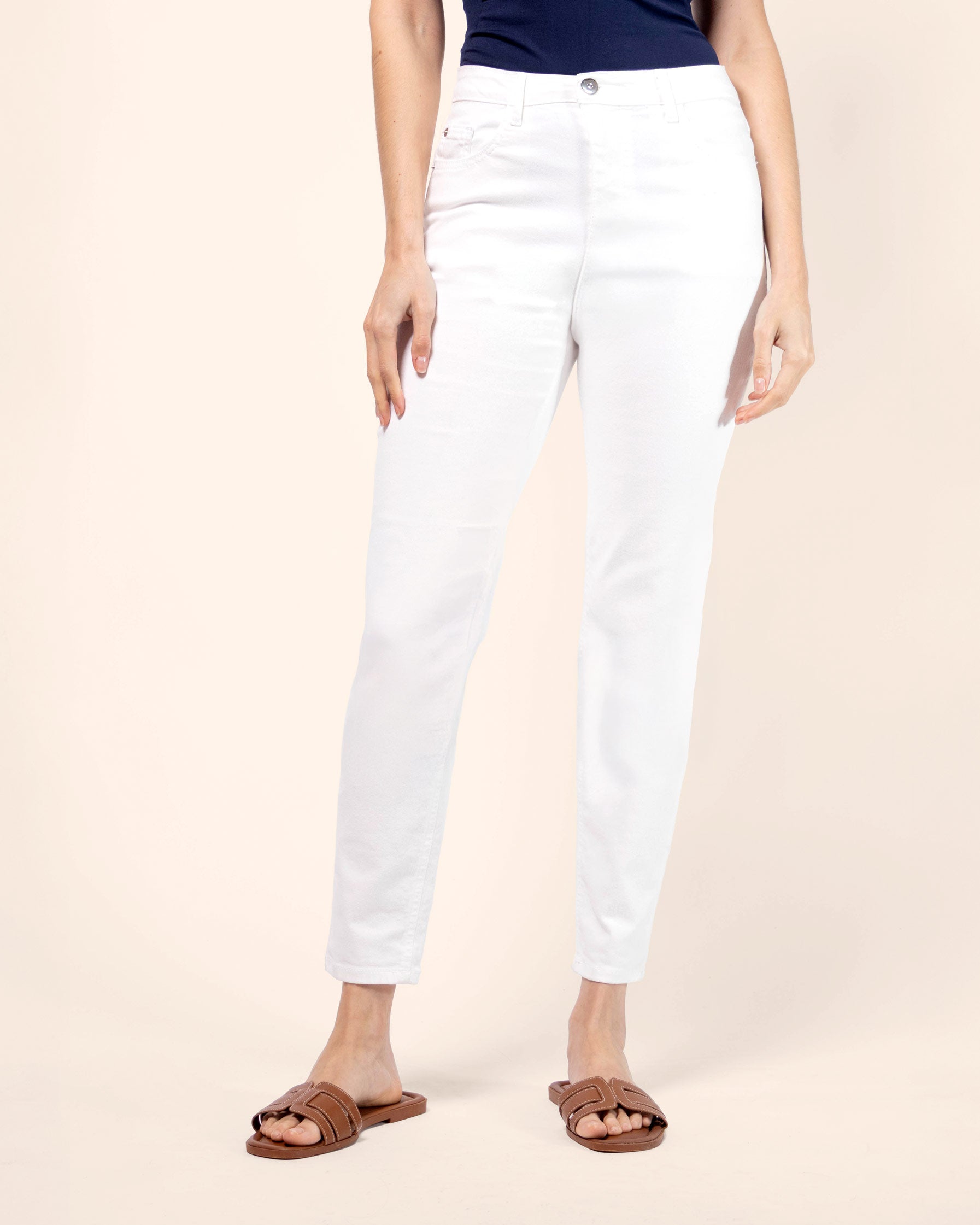 Jeans skinny blanco