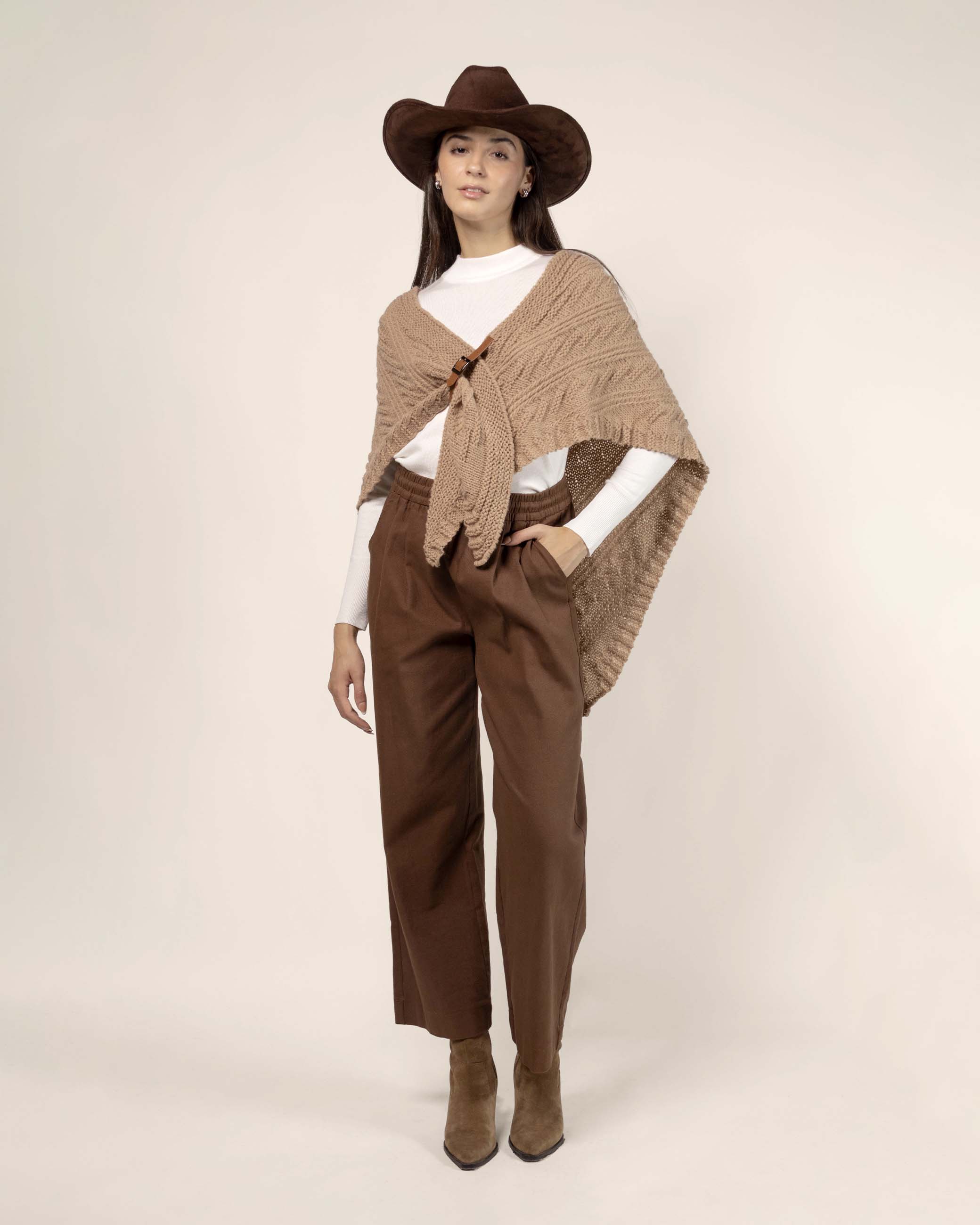 Blusa punto básica manga larga