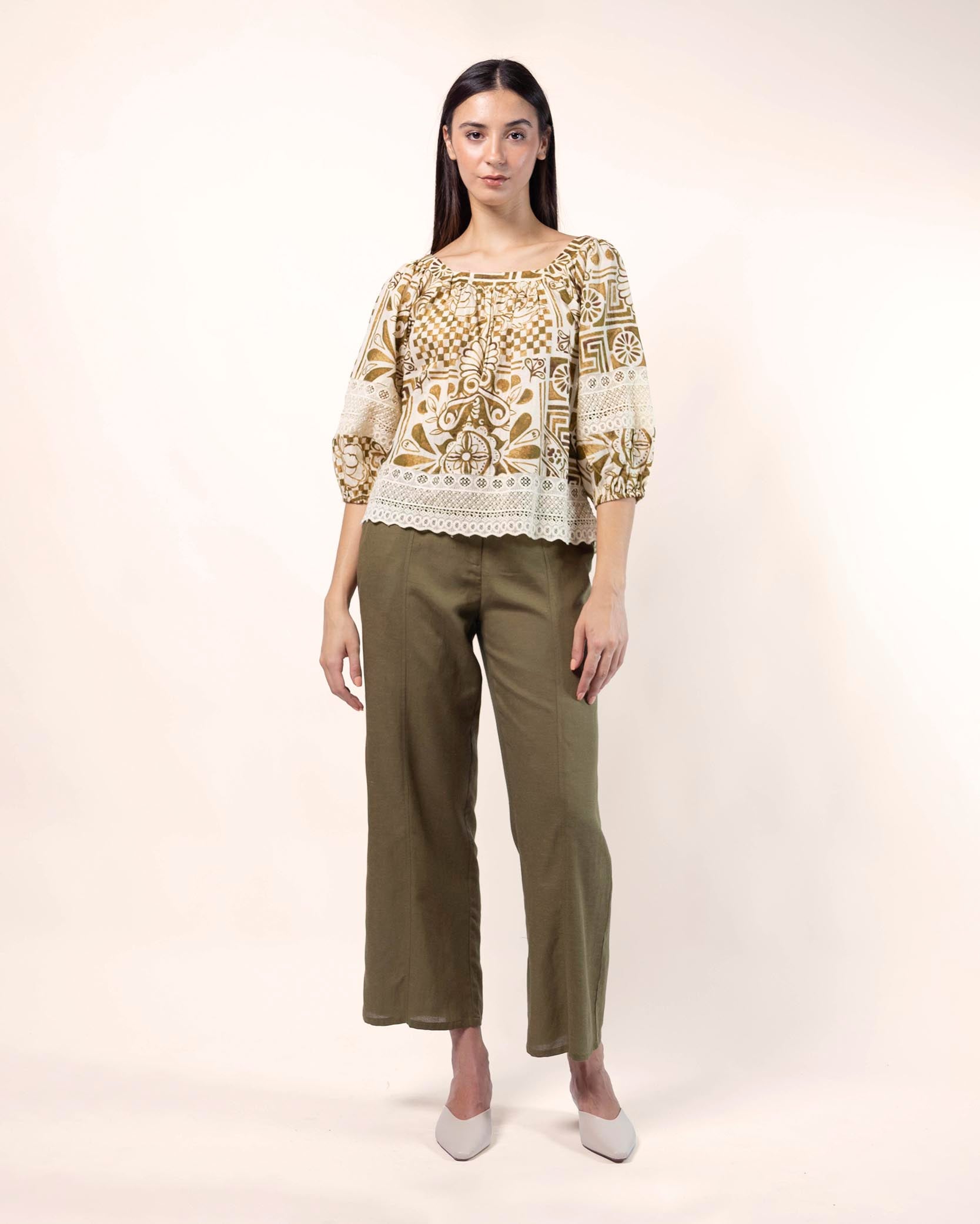 blusa-verde-manga-3-4-volumen