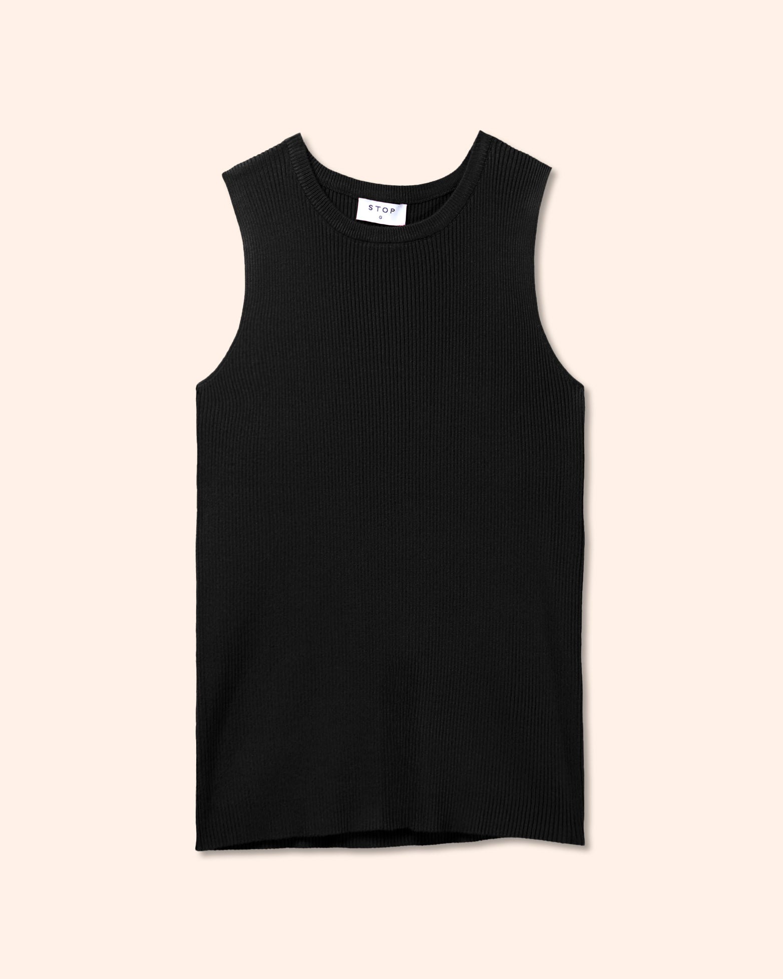 blusa-acanalada-tejida-sin-mangas-negro