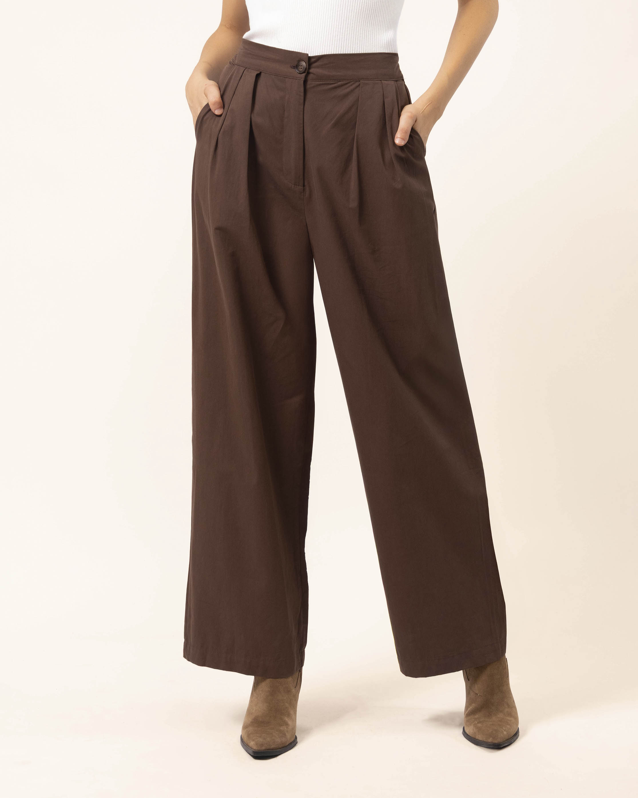 pantalon-algodón-corte-amplio-chocolate