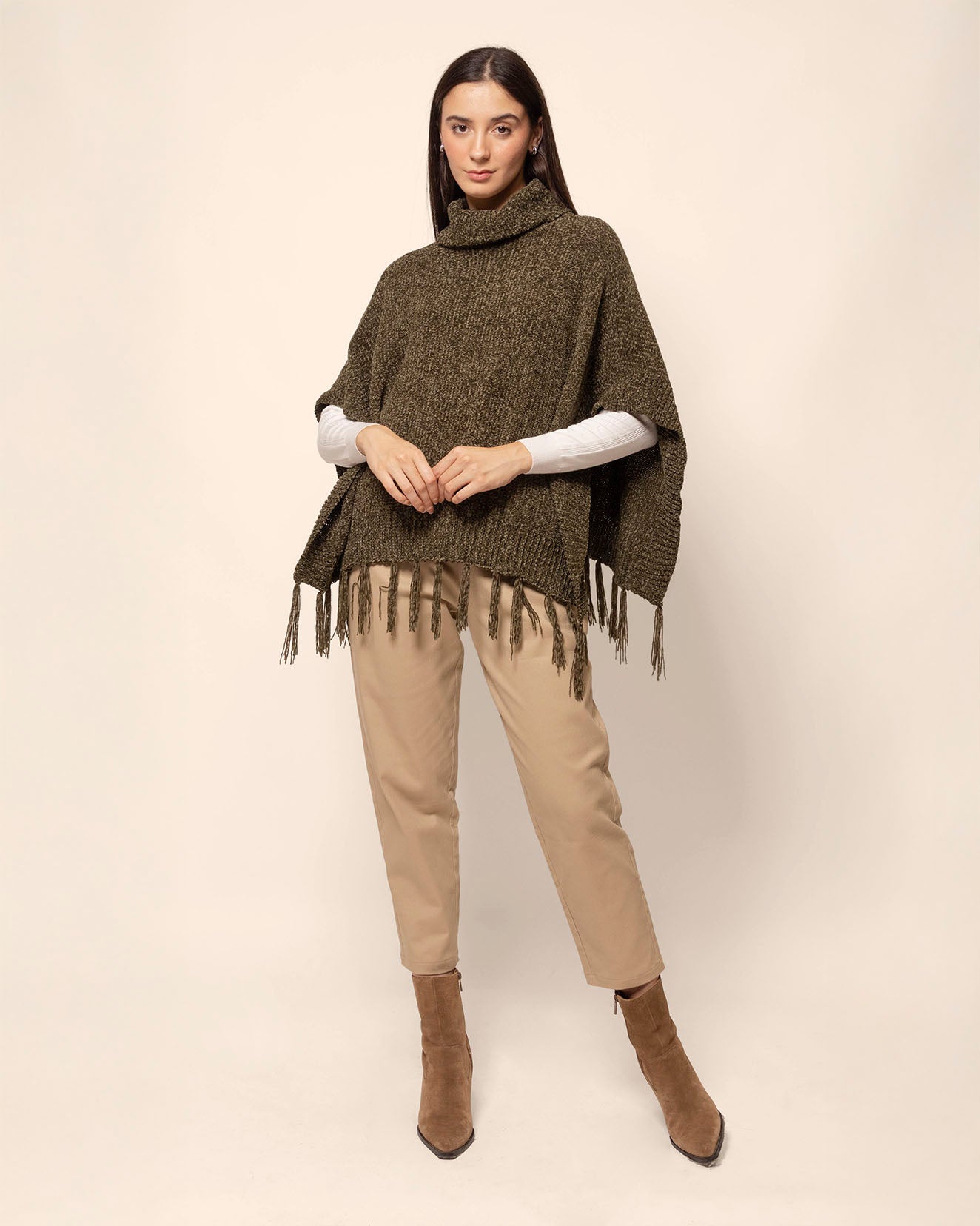 Pantalón entubado jareta