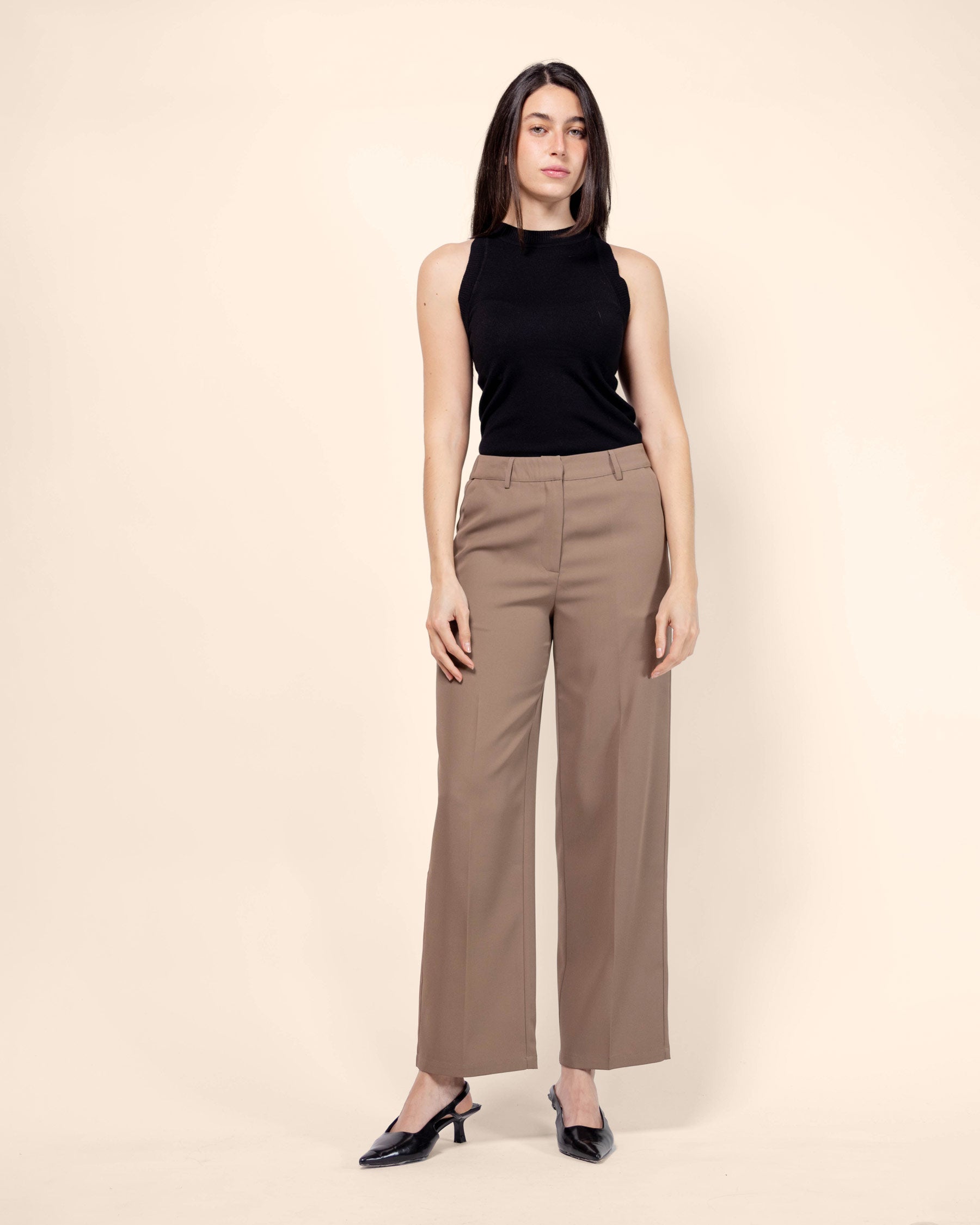 Blusa tejida resacada sin mangas