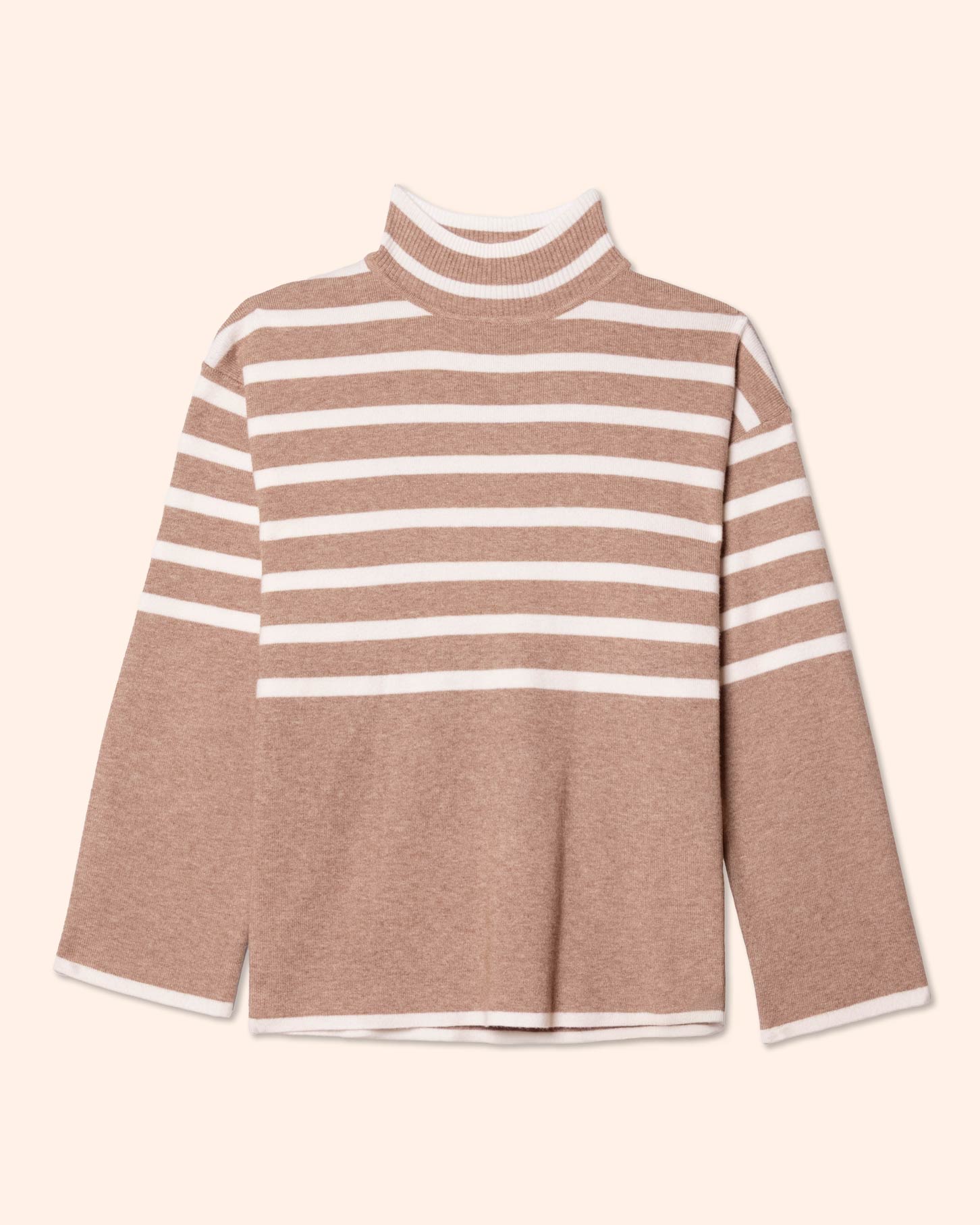 Suéter rayas en parte superior
