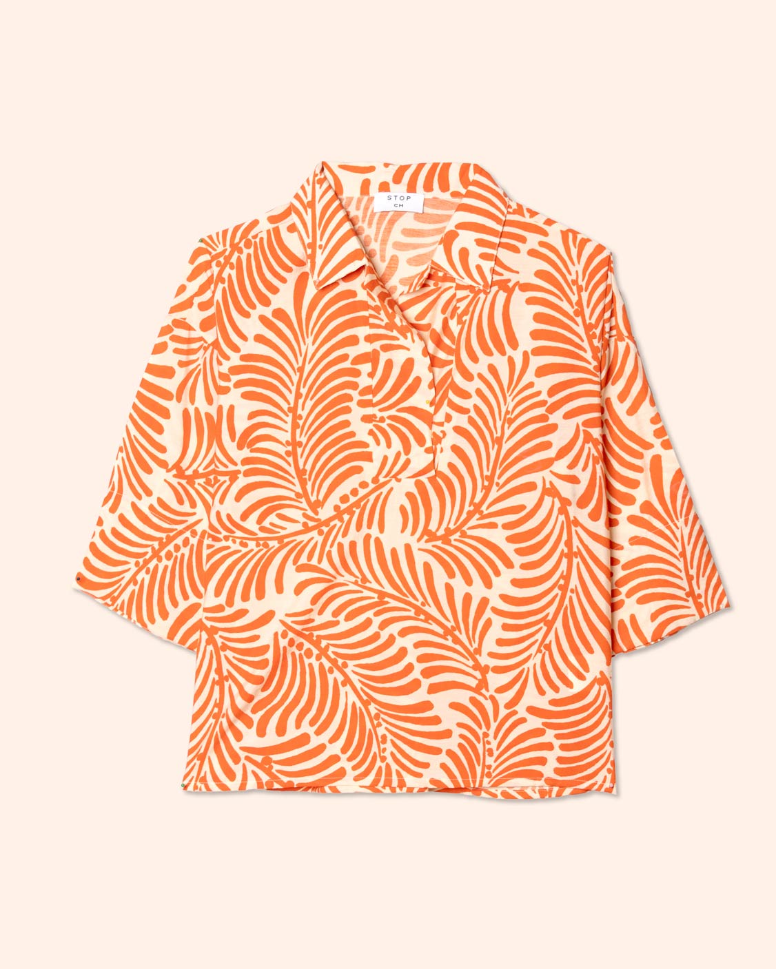 Blusa manga 3/4 estampada