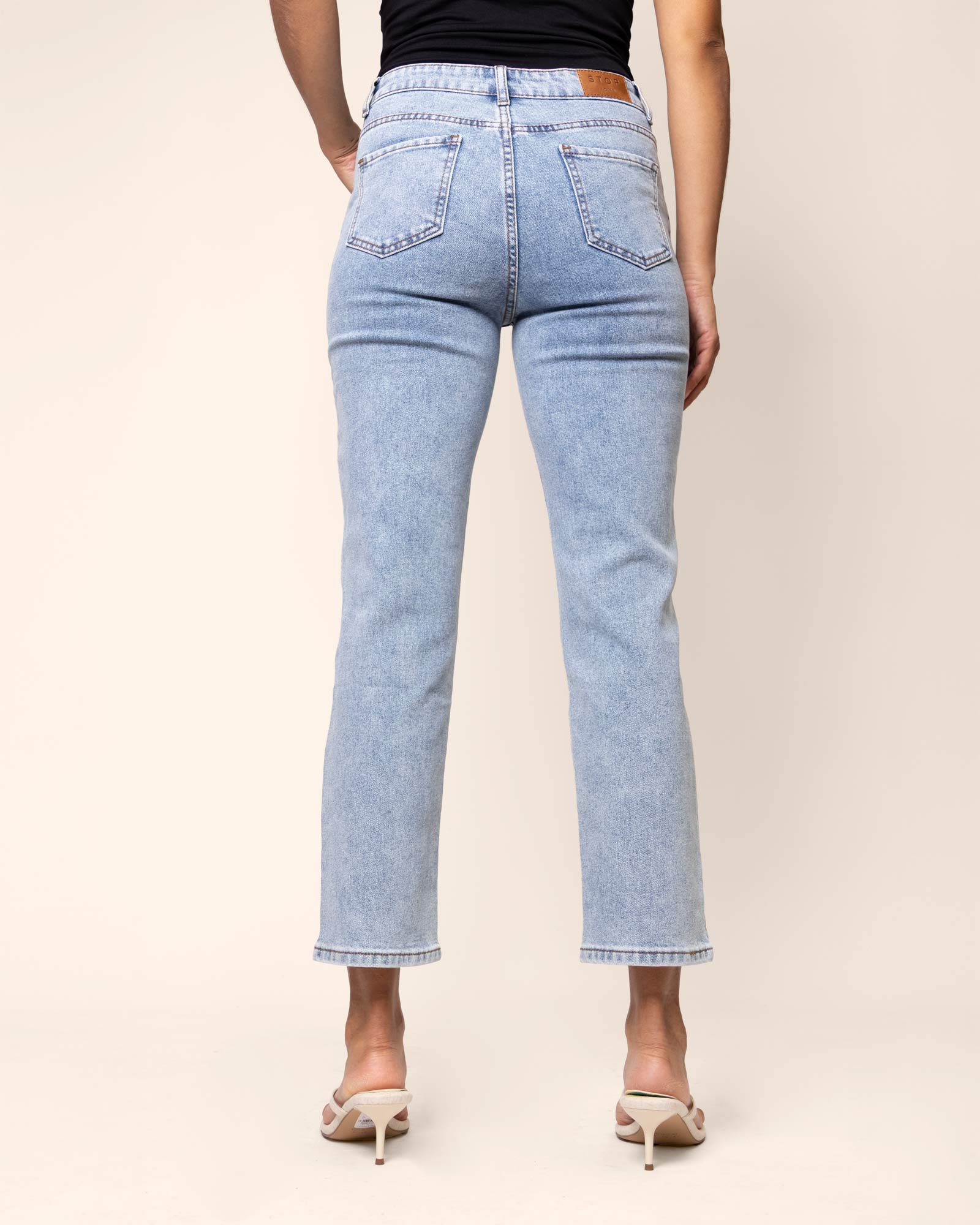 Jeans entubado mezclilla stretch