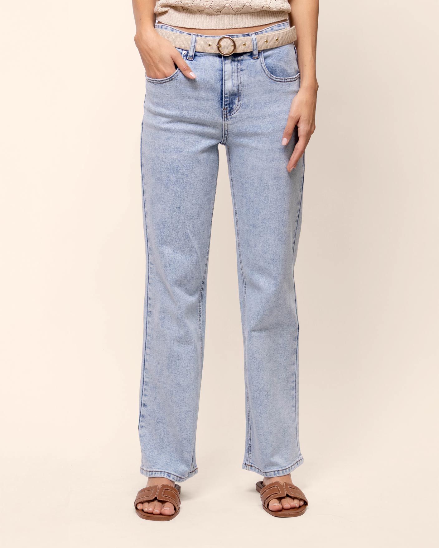 Jeans recto mezclilla stretch