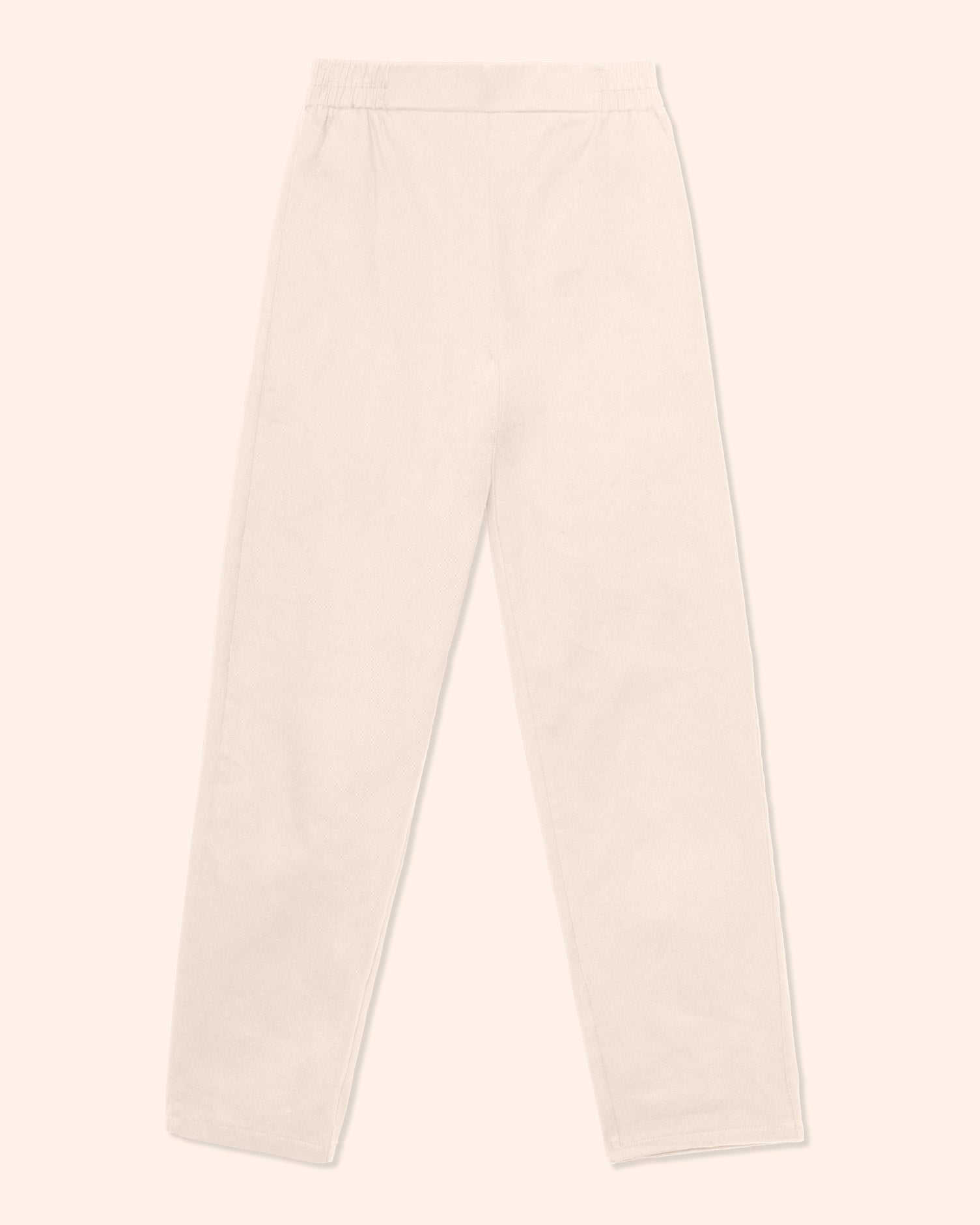 Pantalón de gabardina recto
