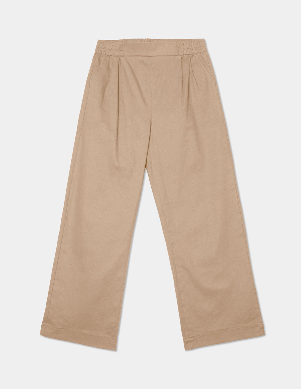 Pantalón de gabardina wide leg
