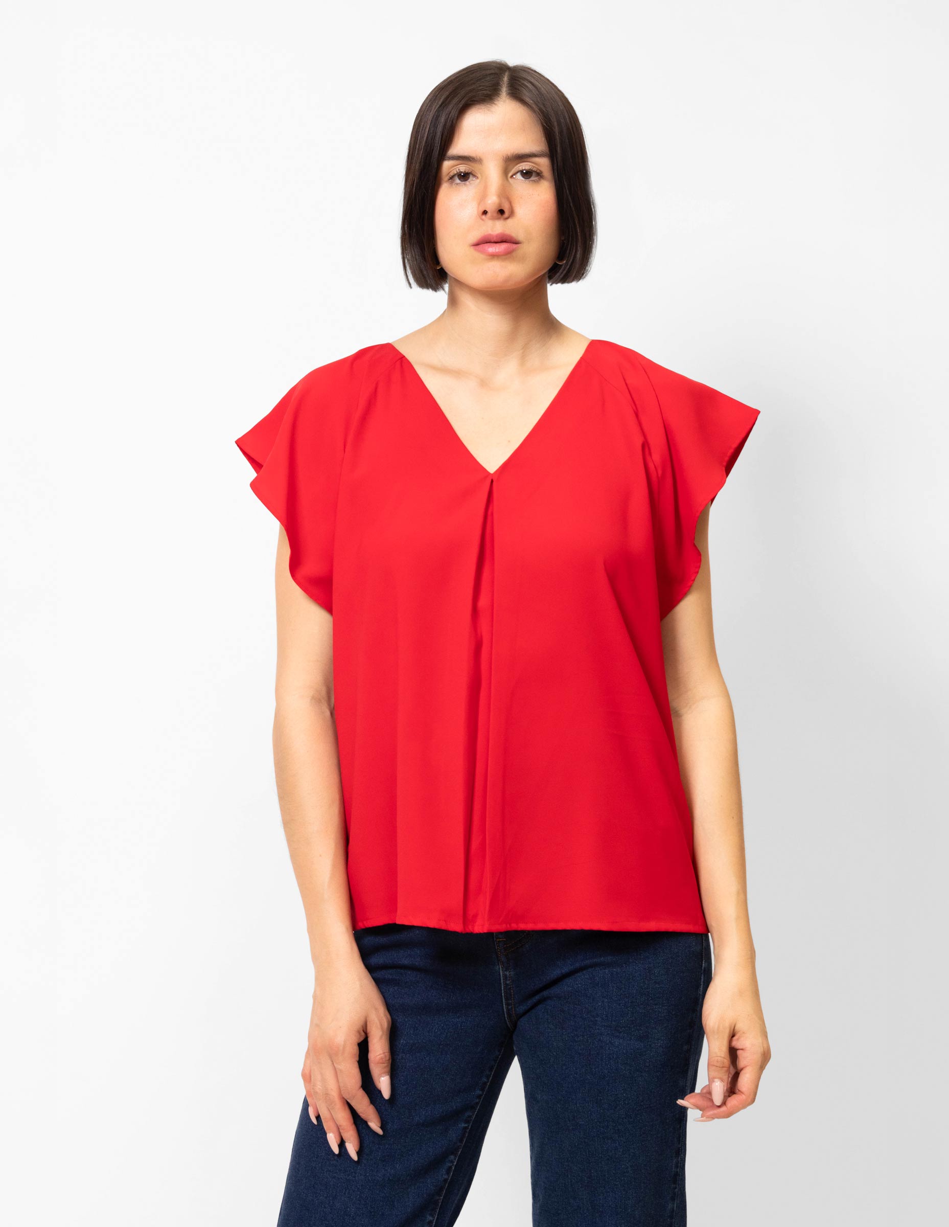 Blusa manga corta ranglan