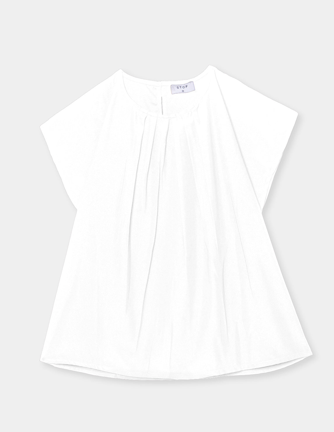 Blusa manga corta con stretch