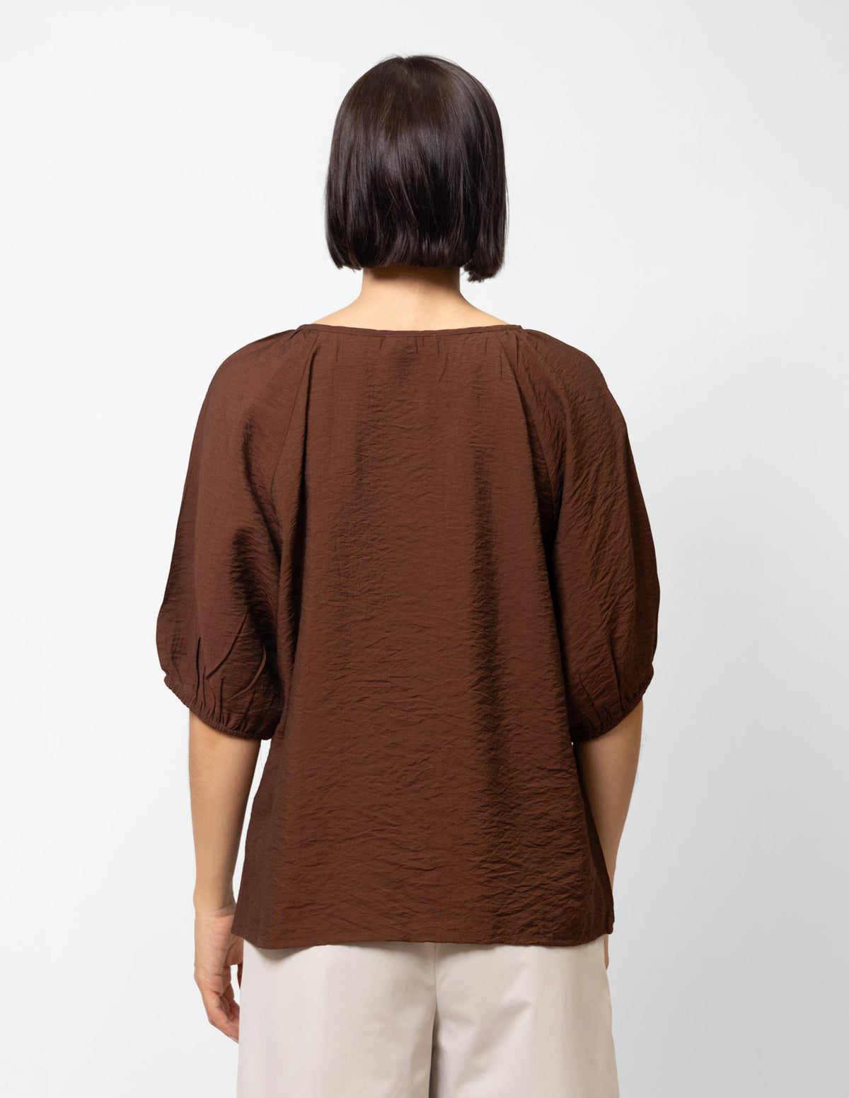 Blusa manga 3/4 aletilla oculta