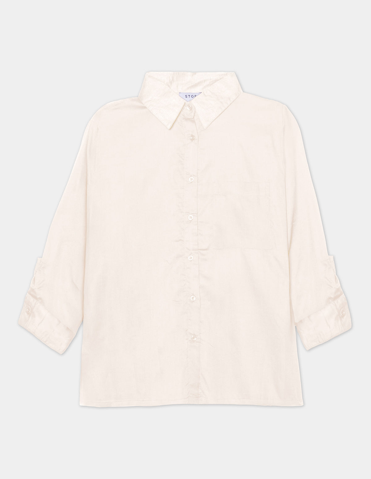 Camisa manga larga viscosa suave