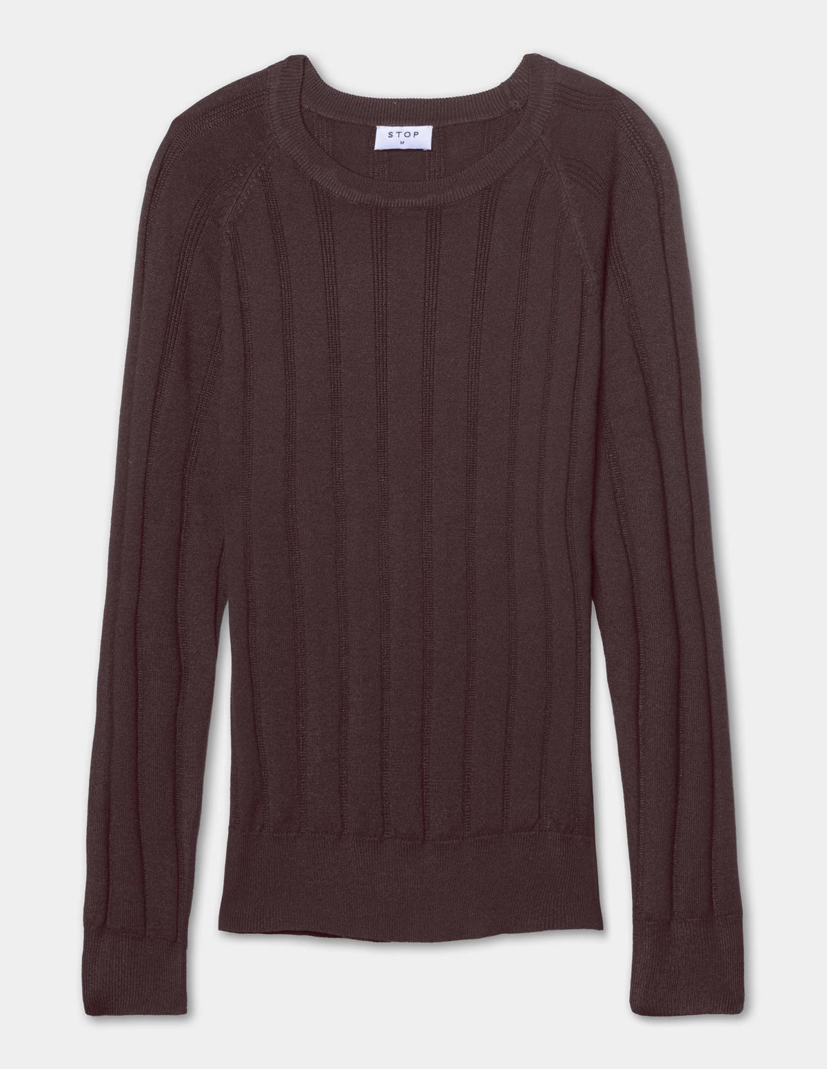 Blusa tejida manga larga tejido líneas