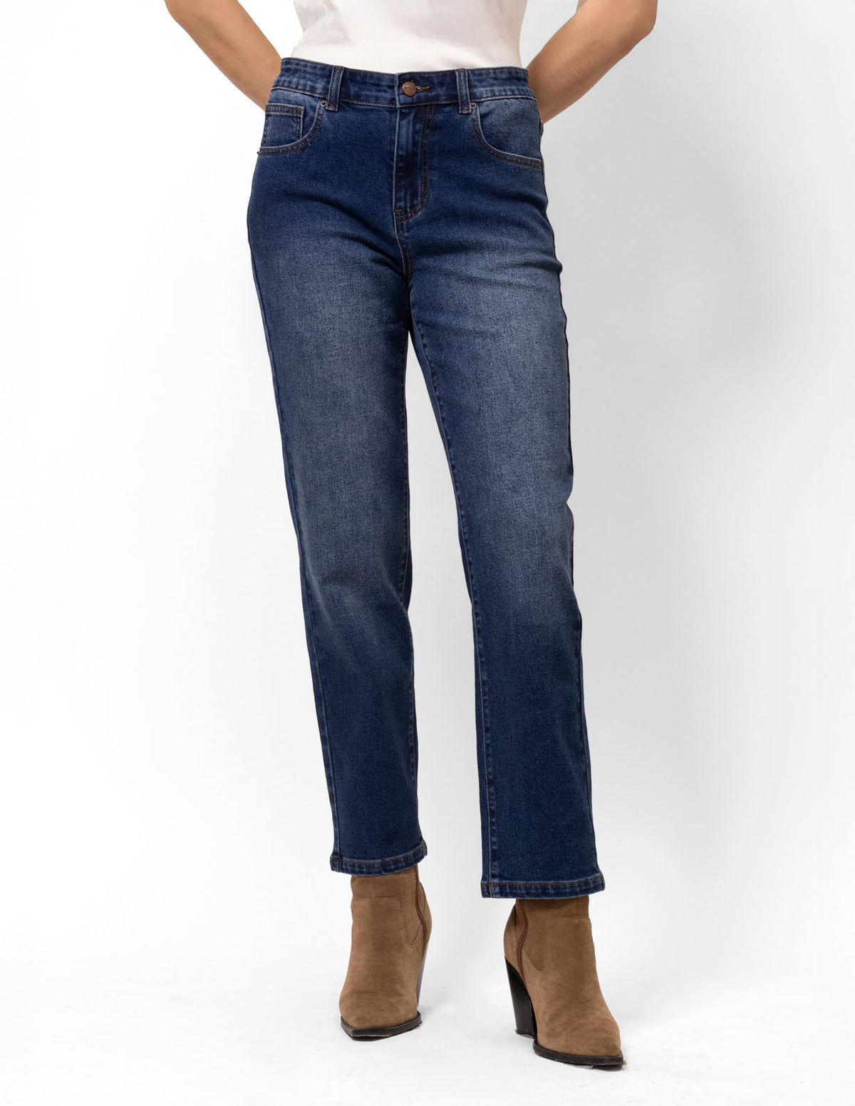 Jeans entubado básico