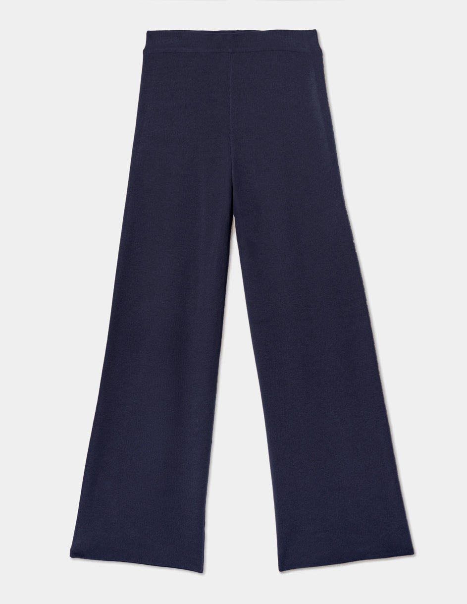 Pantalon tejido amplio