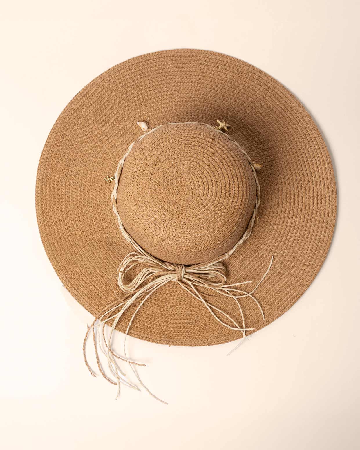 Sombrero camel conchas