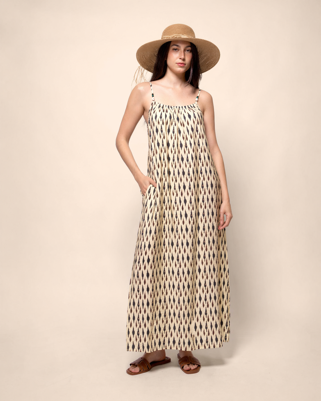 Sombrero camel conchas