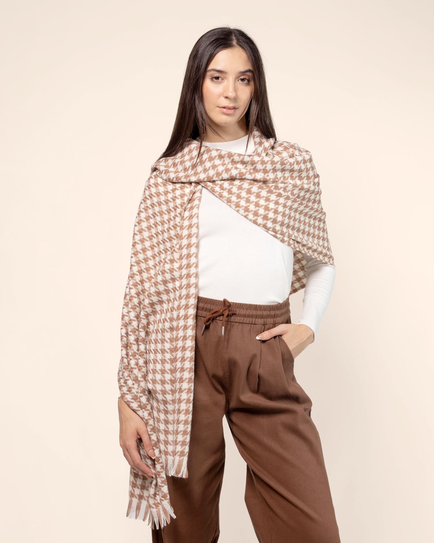 Bufanda pata de gallo