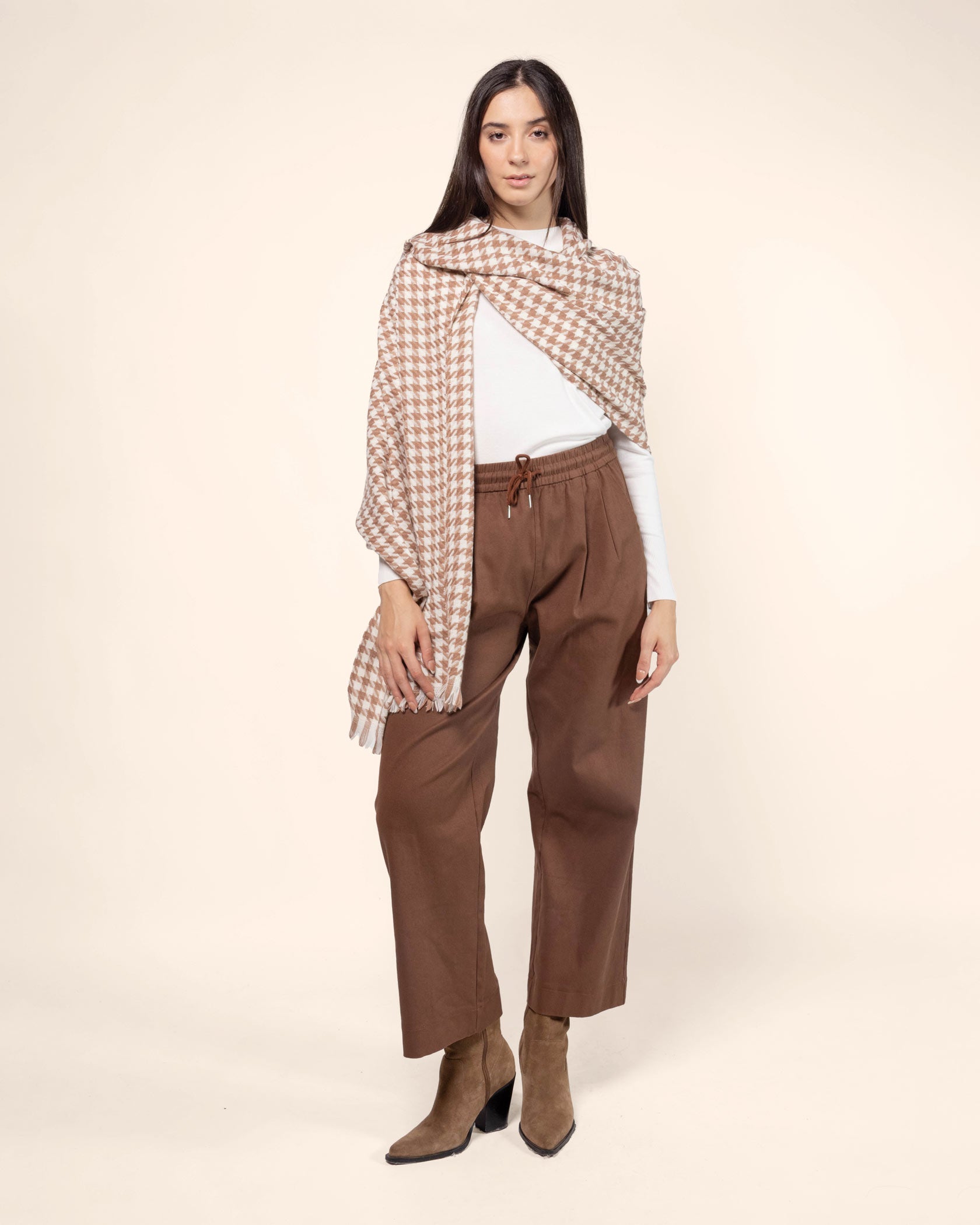 Bufanda pata de gallo