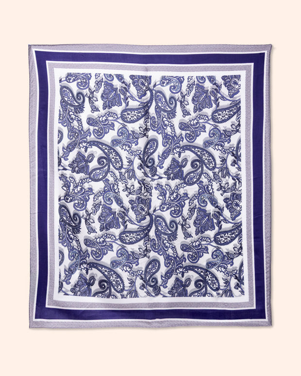 Mascada estampado marino