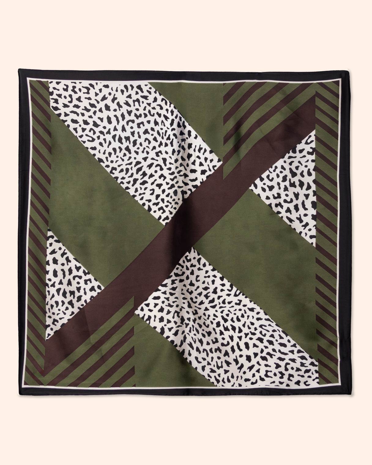 Mascada estampado militar