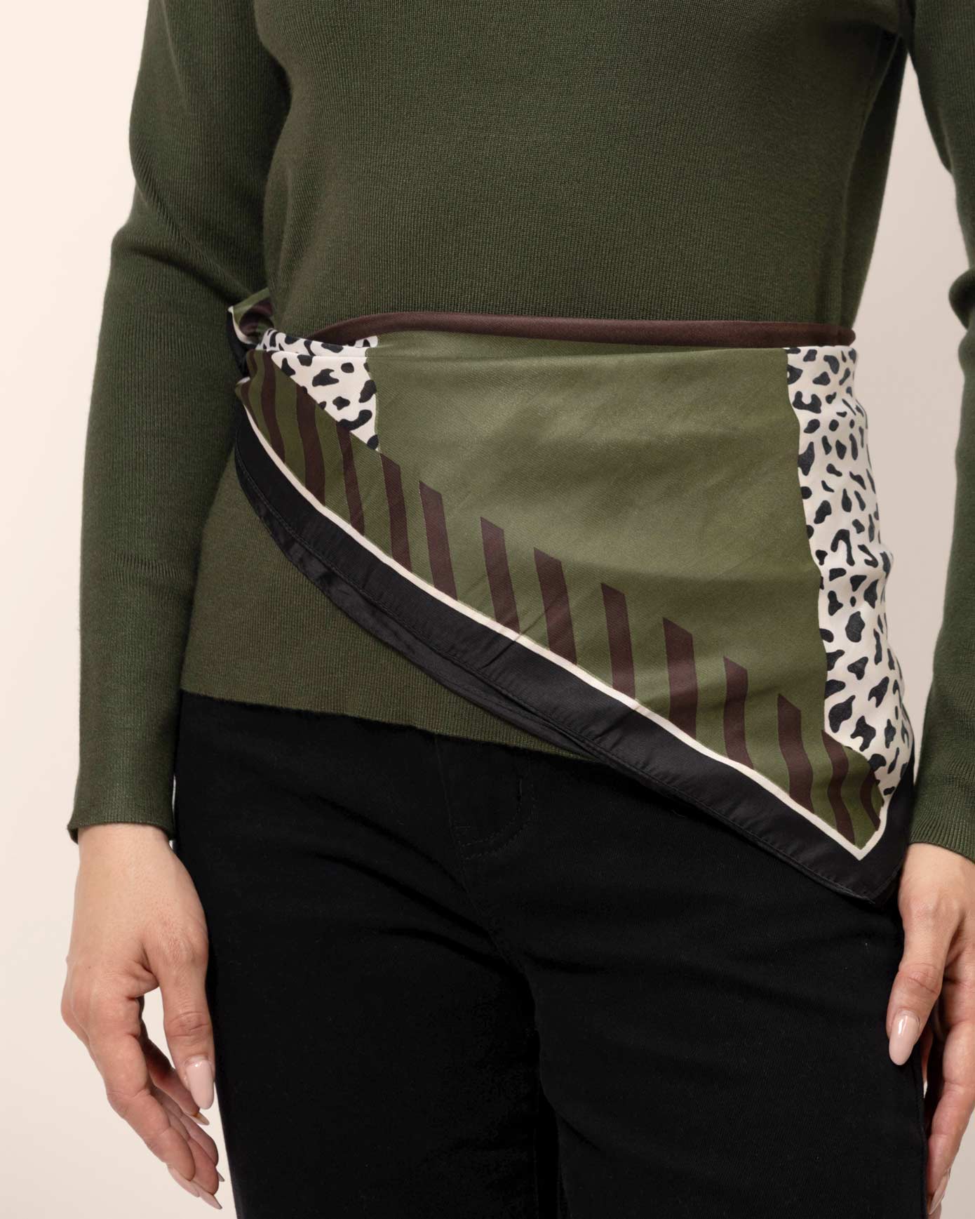 Mascada estampado militar