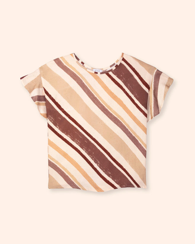 blusa-estampada-cafe-manga-olan-frente