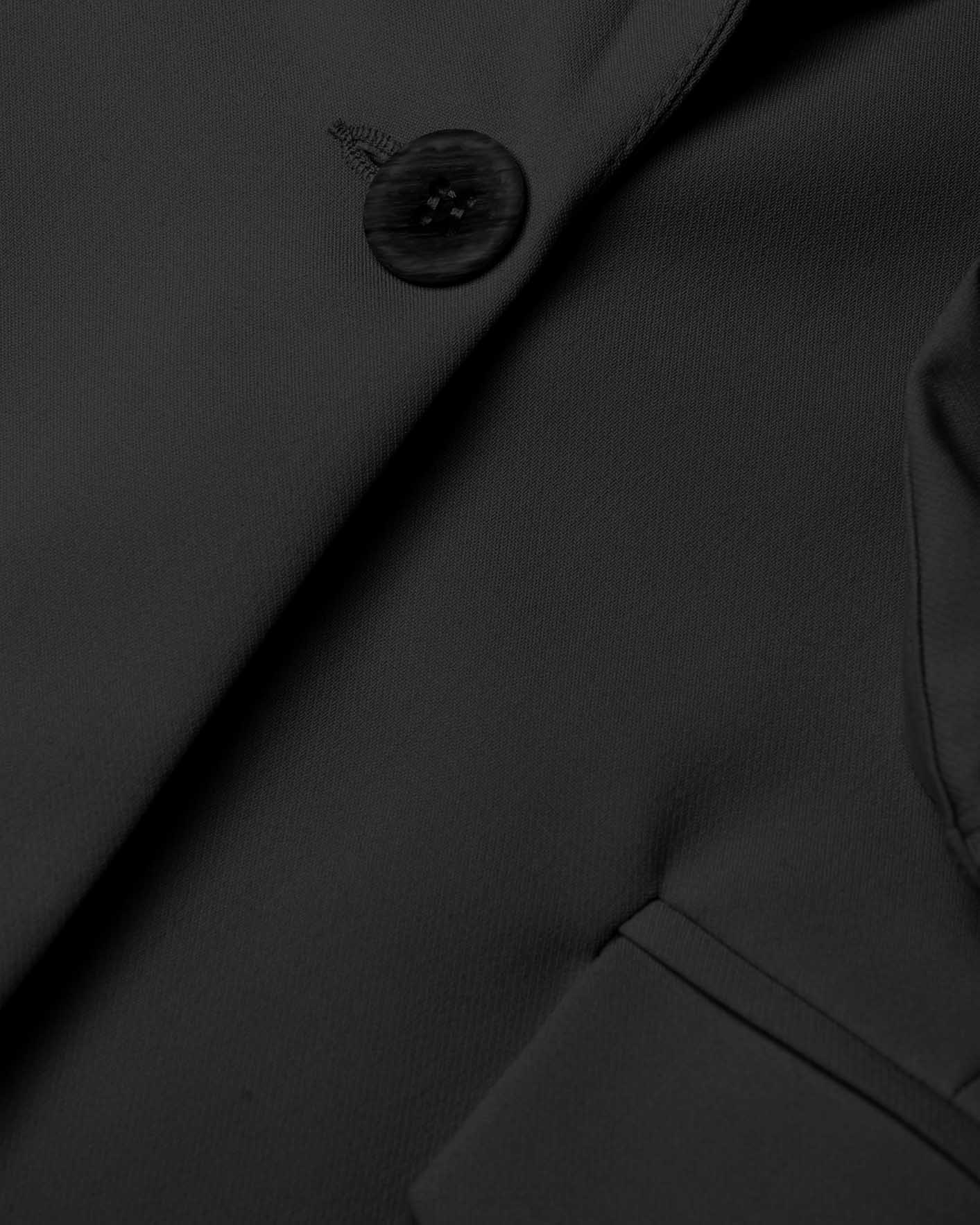 saco-negro-manga-3-4-carteras