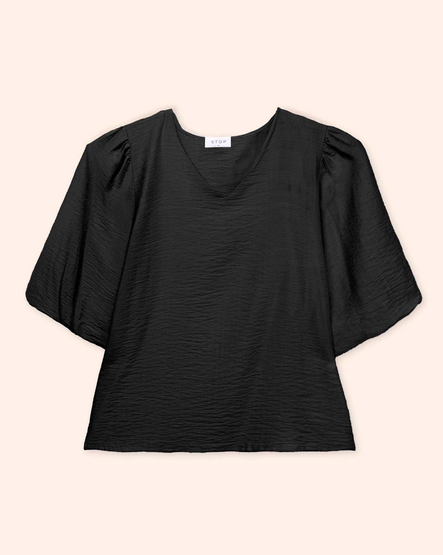 blusa-negra-cuello-V-STOP