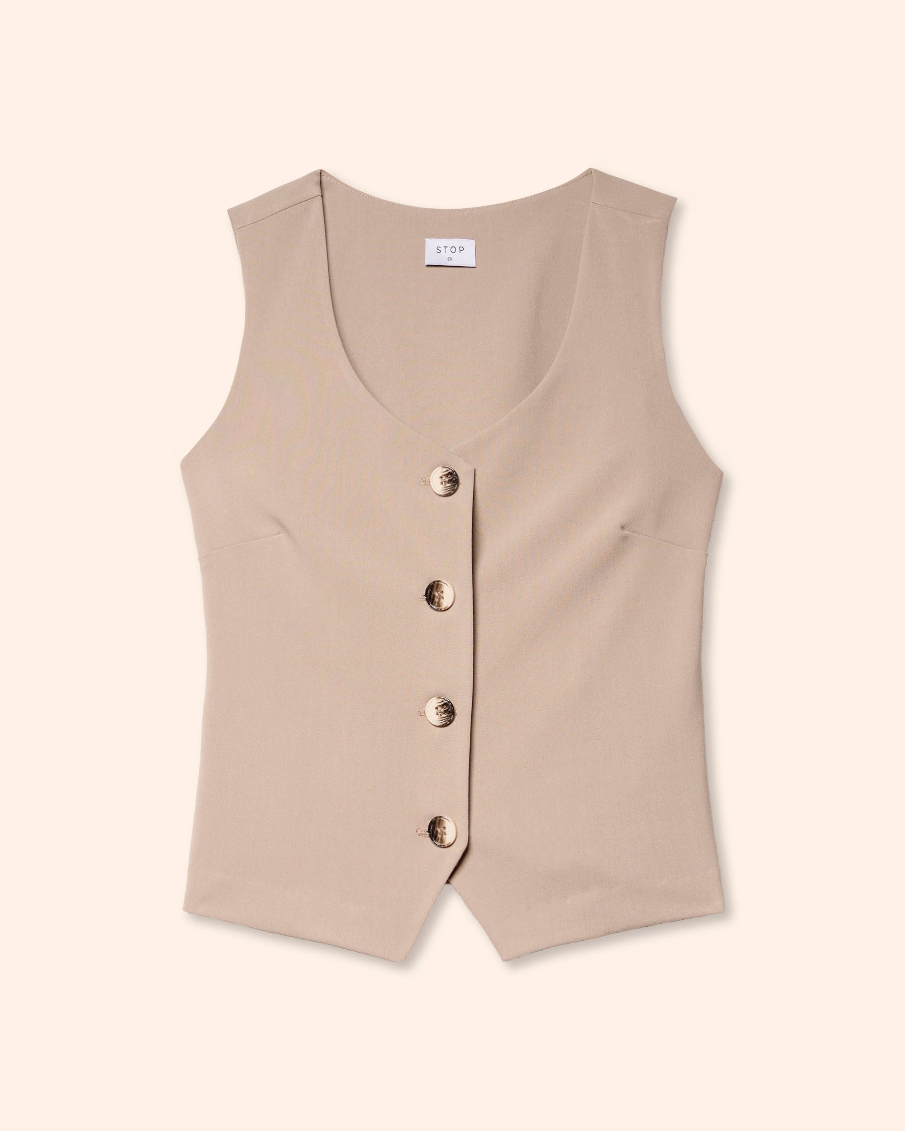 Chaleco con amarre en espalda