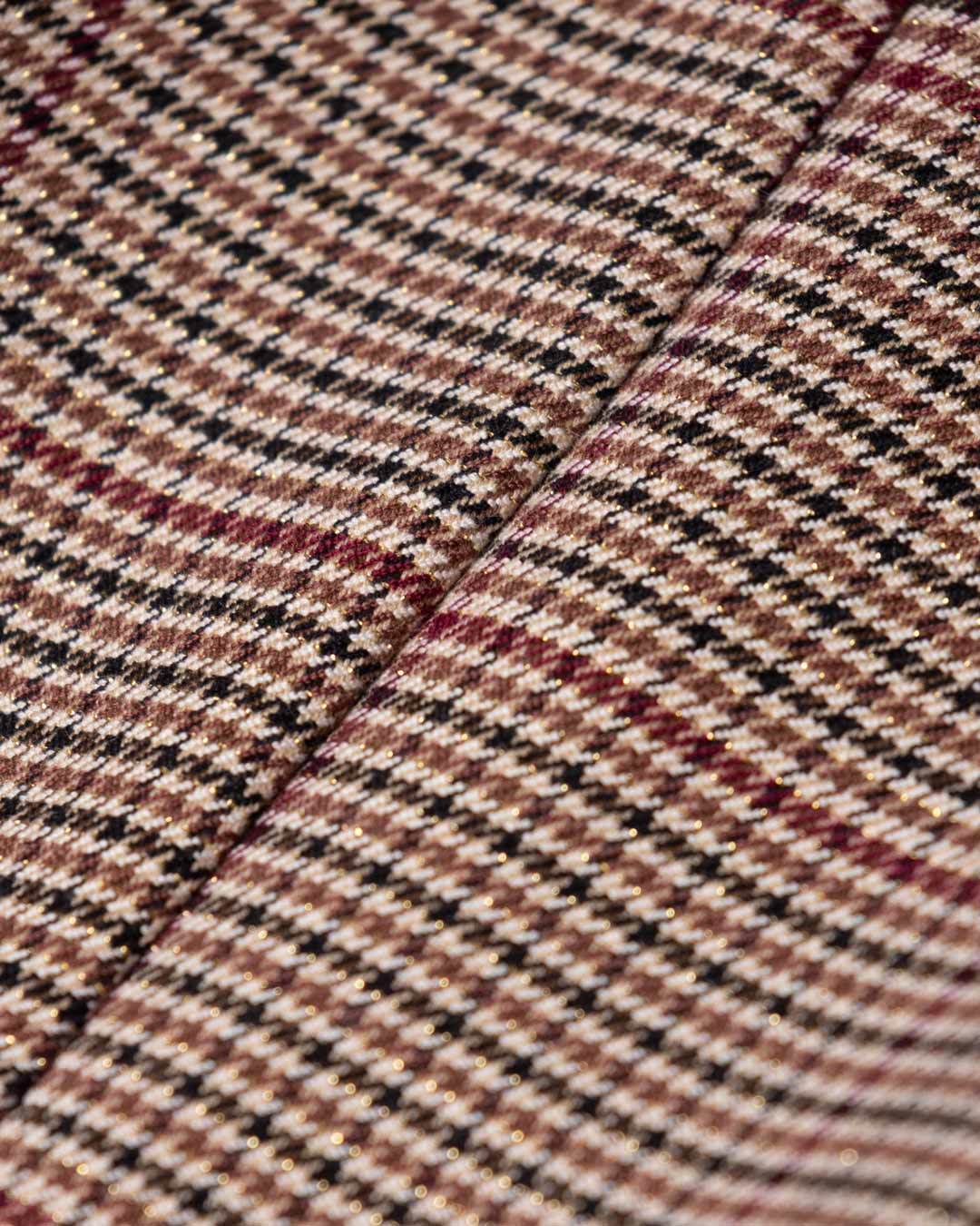 Pantalón cuadros pierna amplia