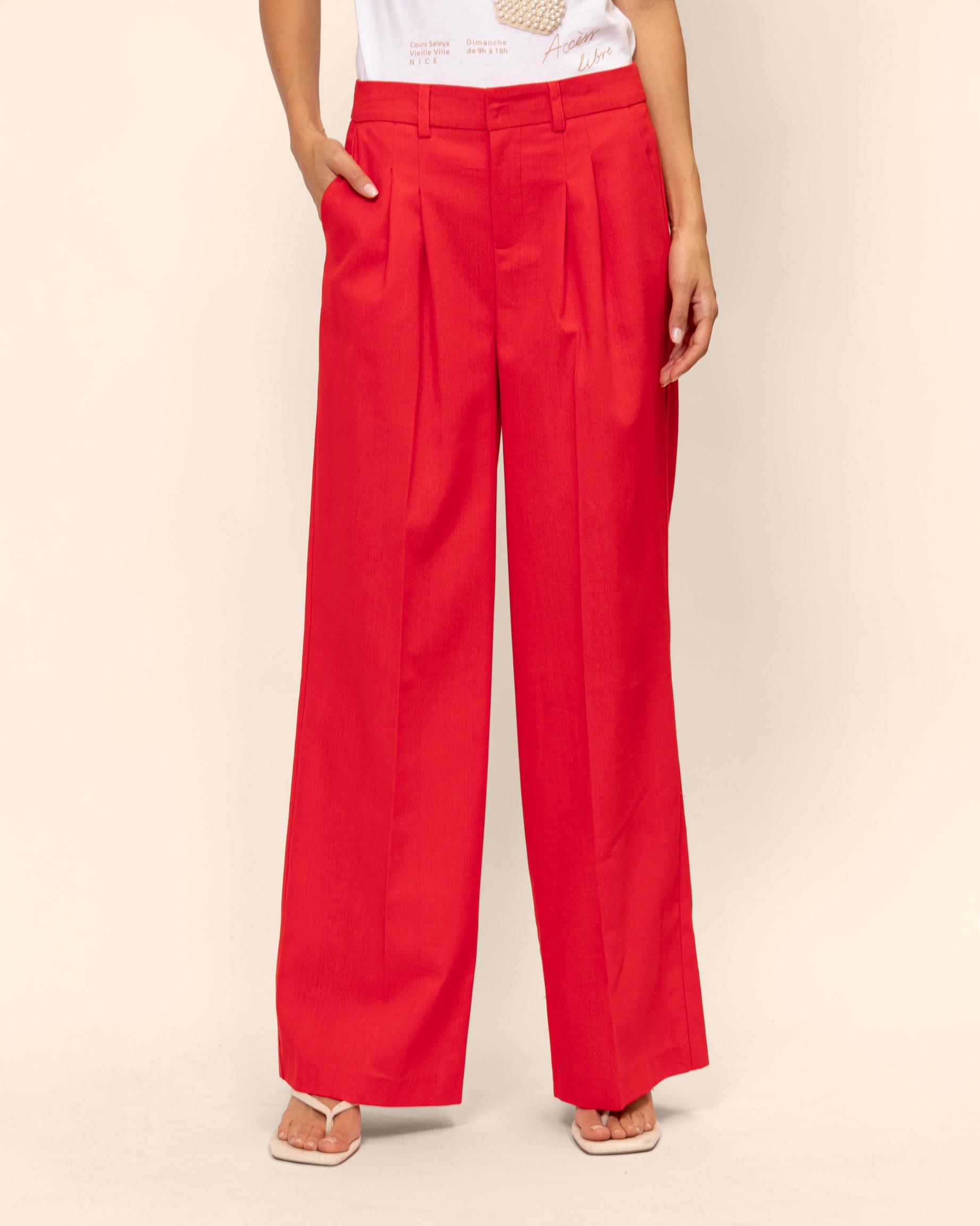 Pantalón amplio de vestir