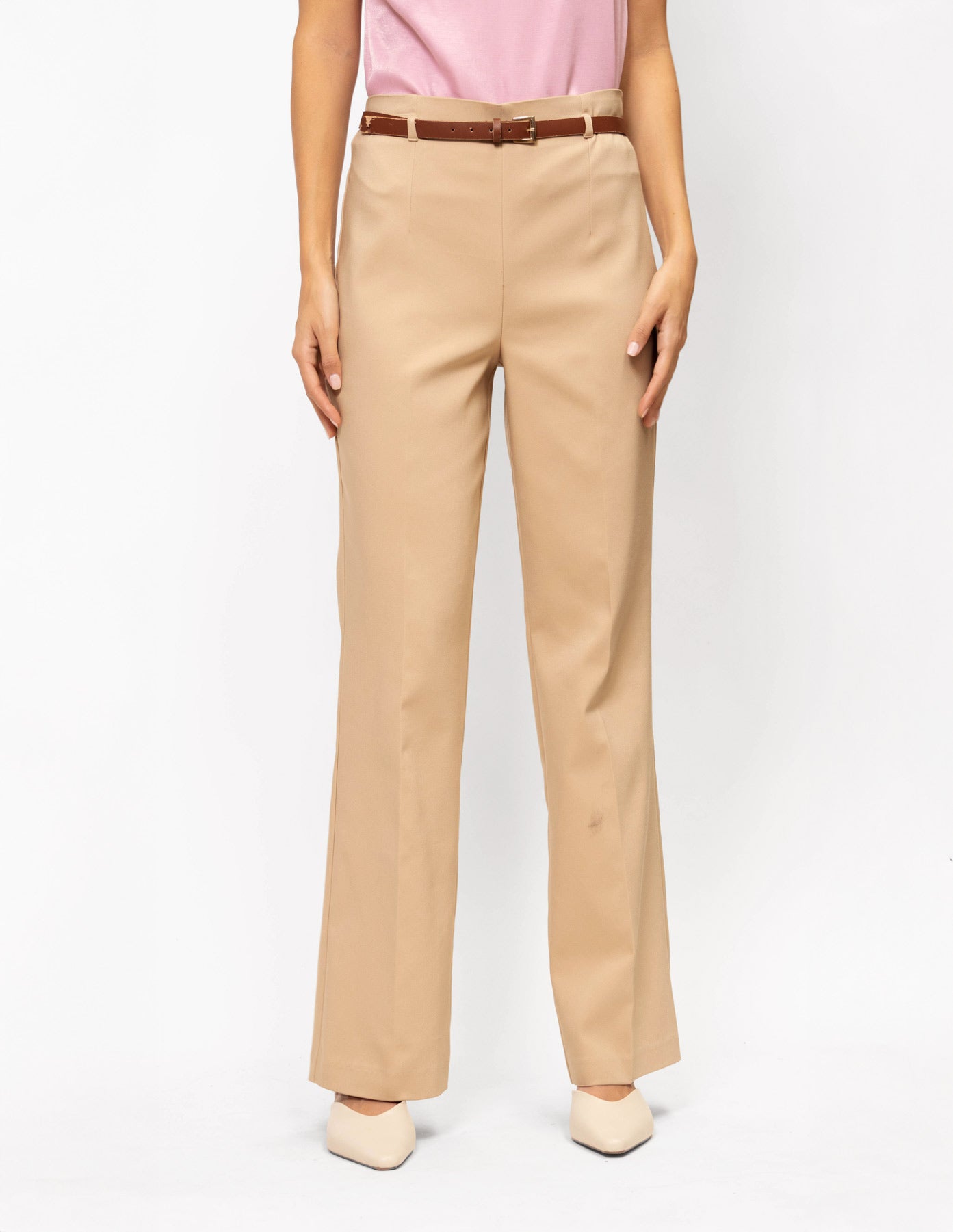 Pantalón de vestir con cinturón