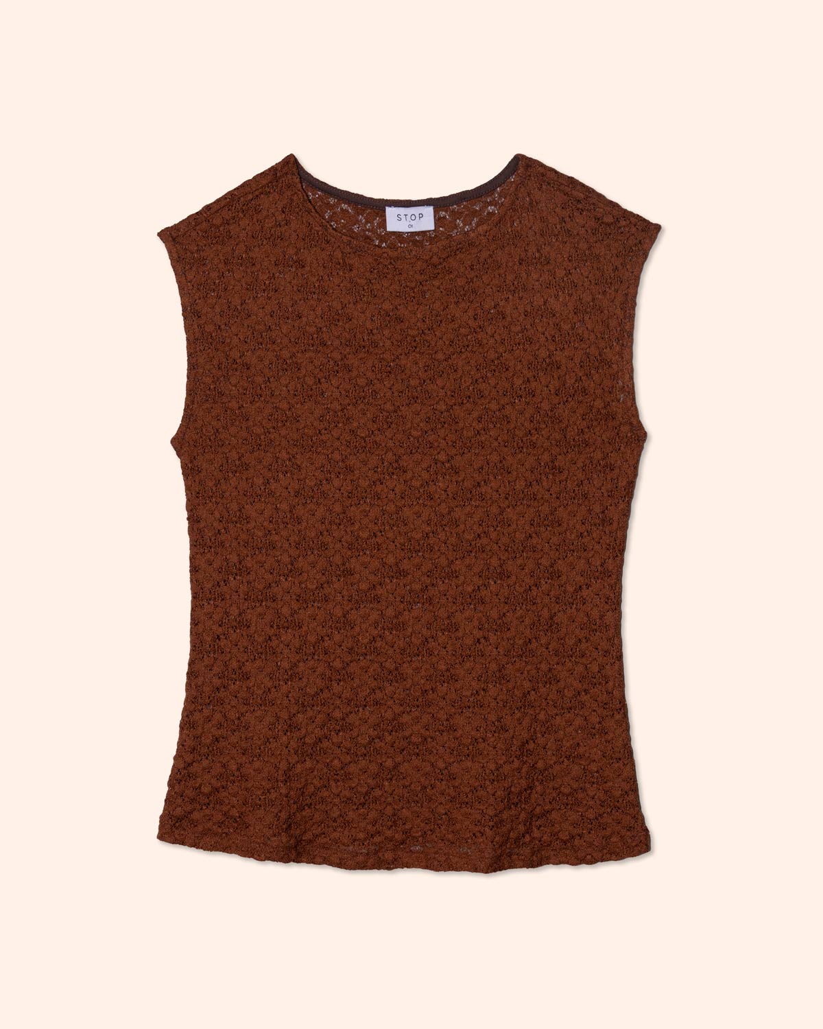 Blusa manga corrida encaje