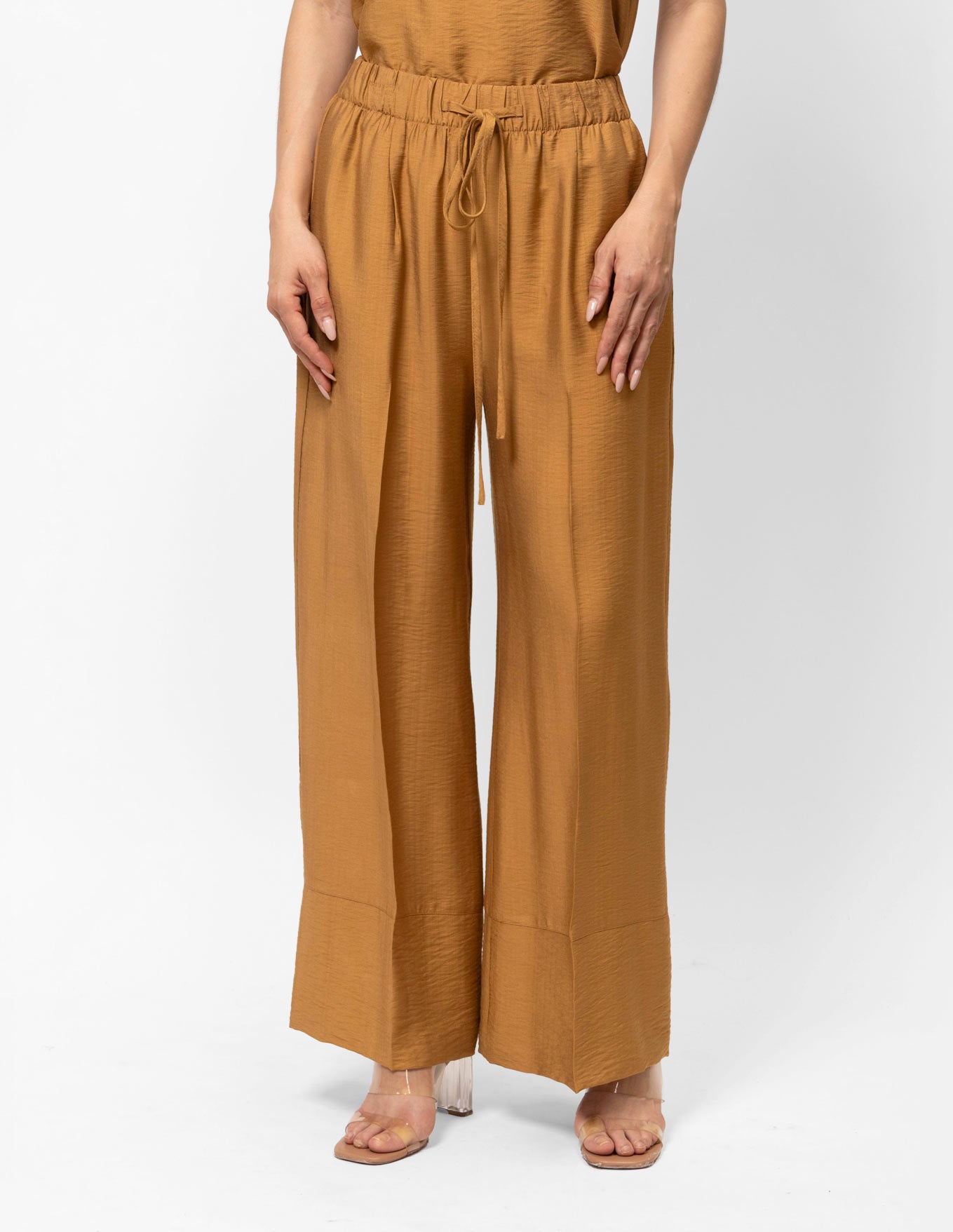 Pantalón jareta y elástico en cintura
