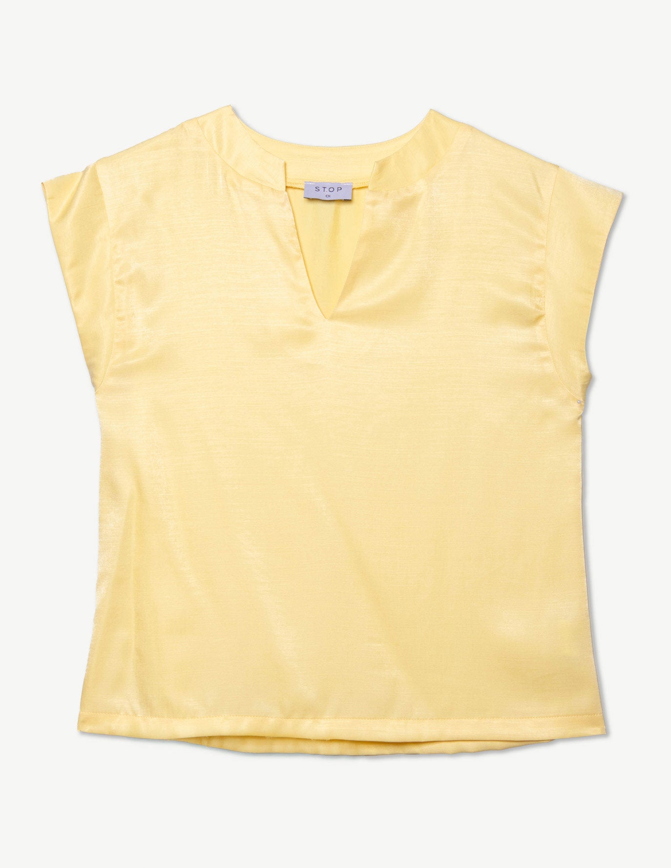 Blusa cuello escote pico