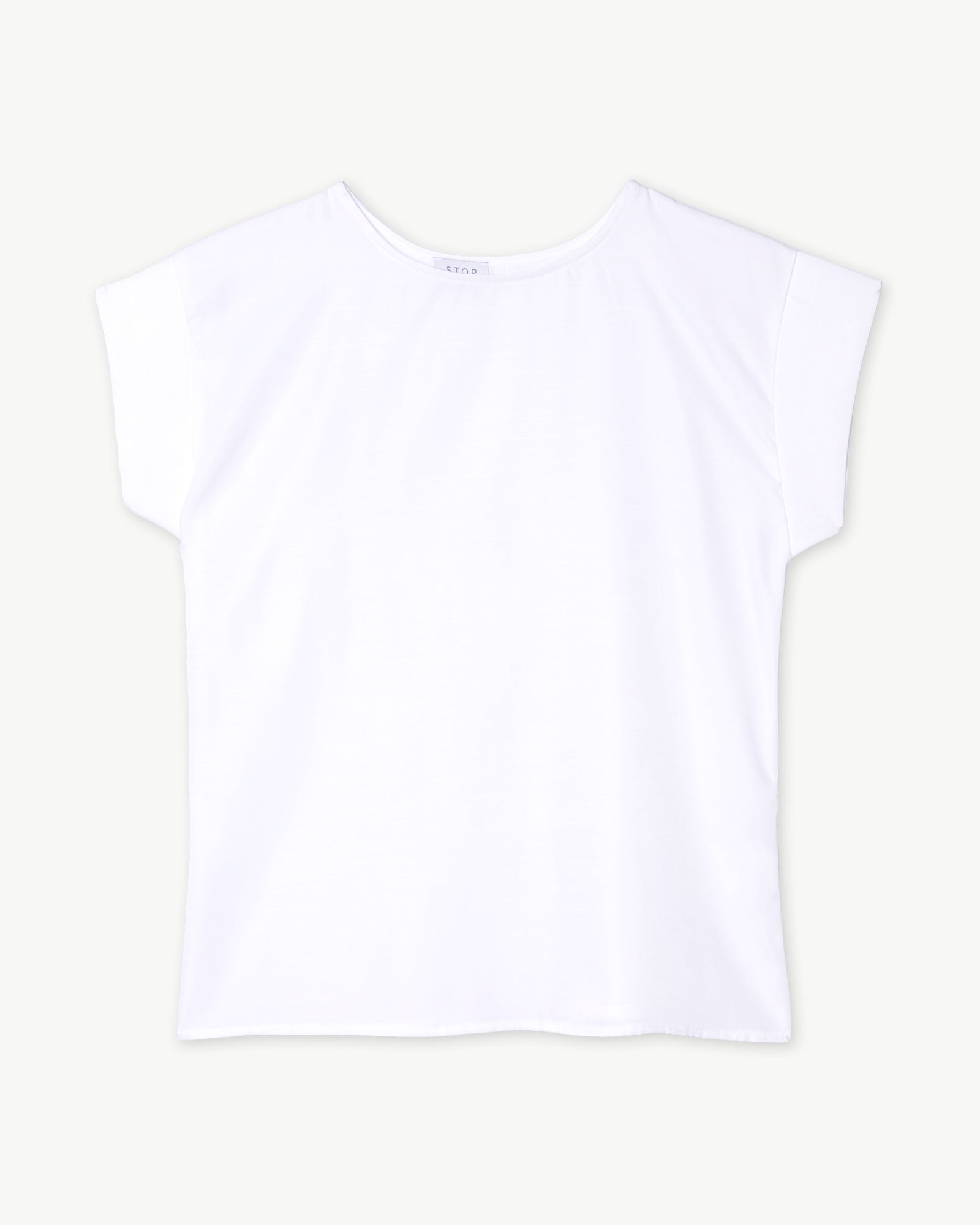 Blusa cuello redondo manga corrida