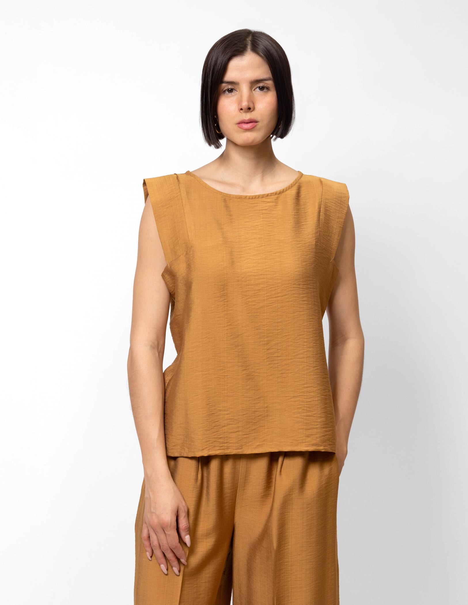 Blusa manga corrida corte en hombro