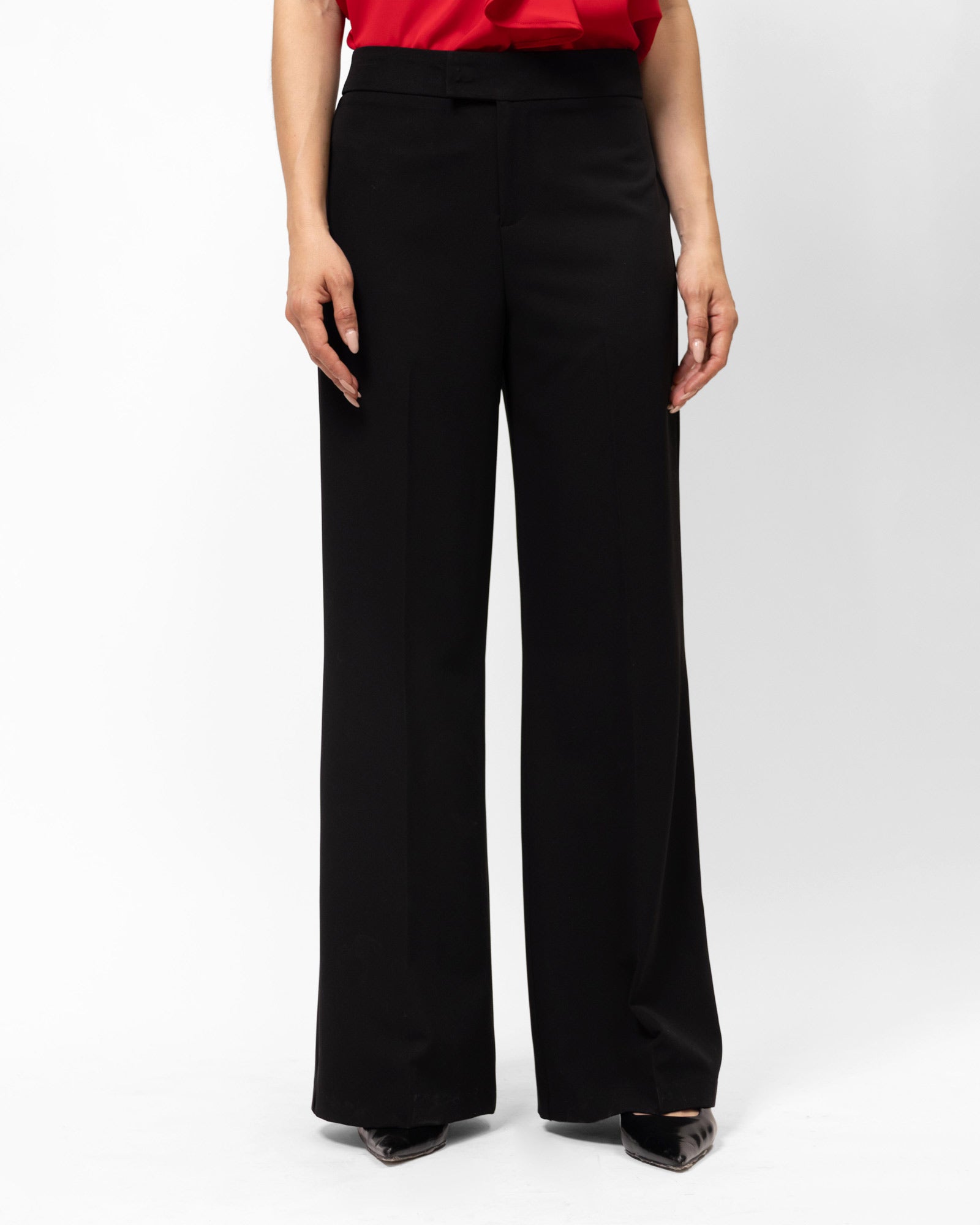 Pantalón básico de vestir con pase