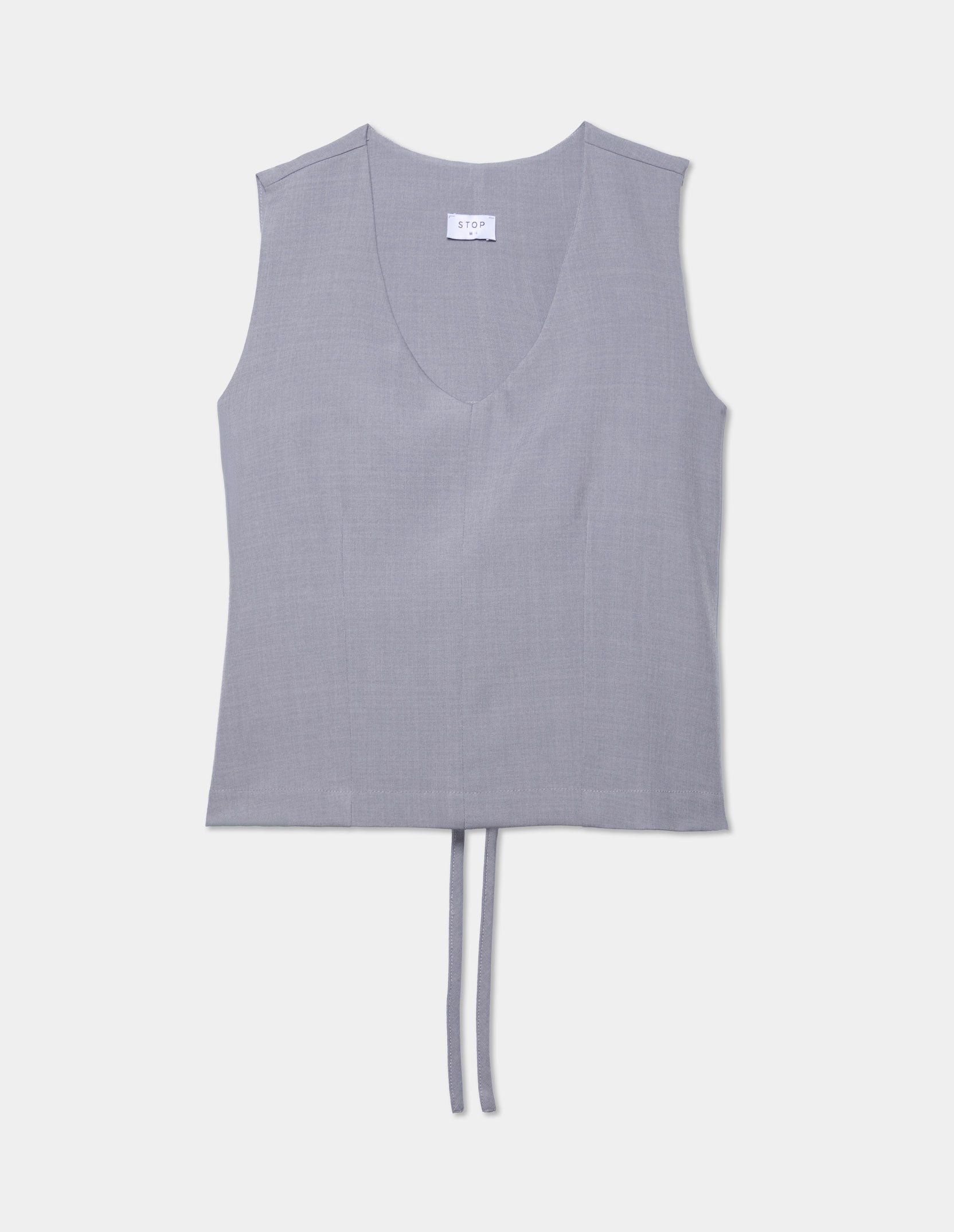 Chaleco cerrado cuello V