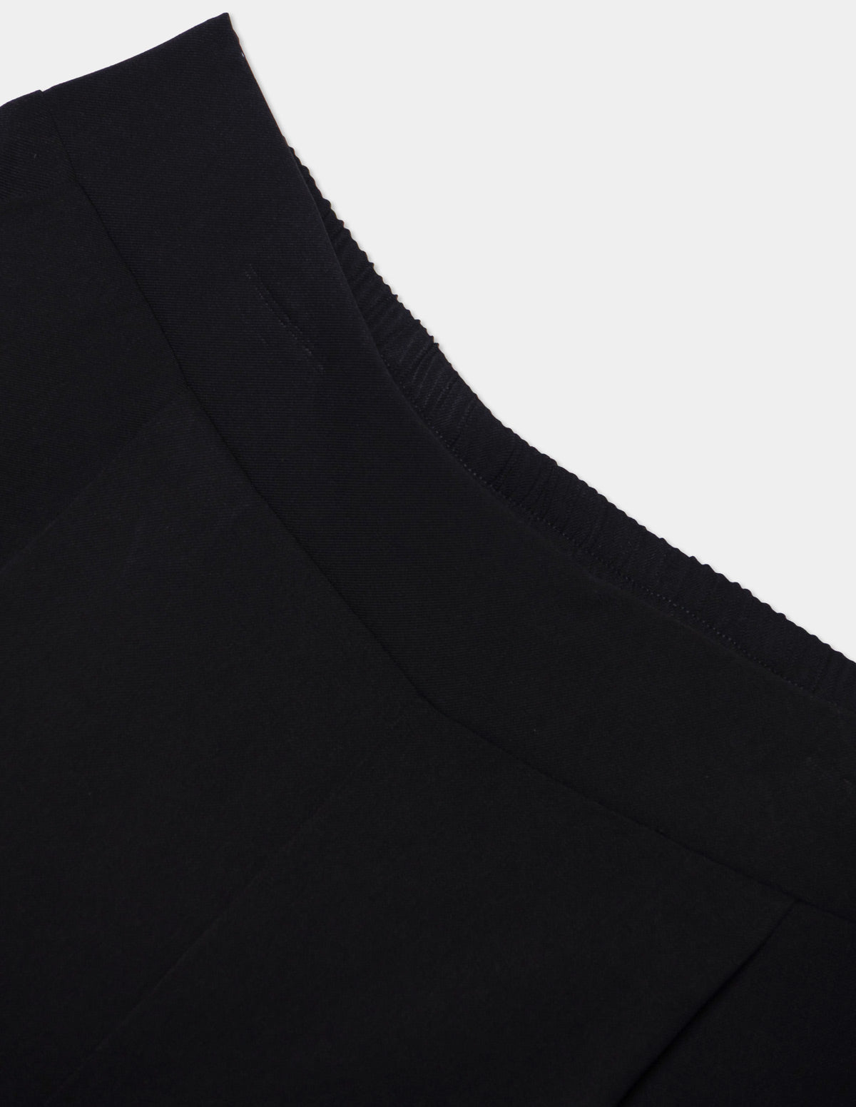 Pantalón pierna amplia elástico espalda