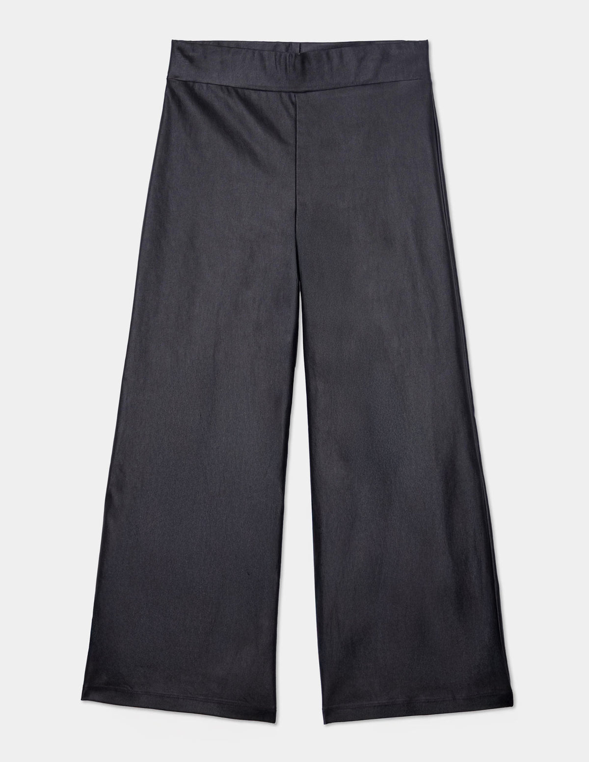 Pantalón culotte efecto piel