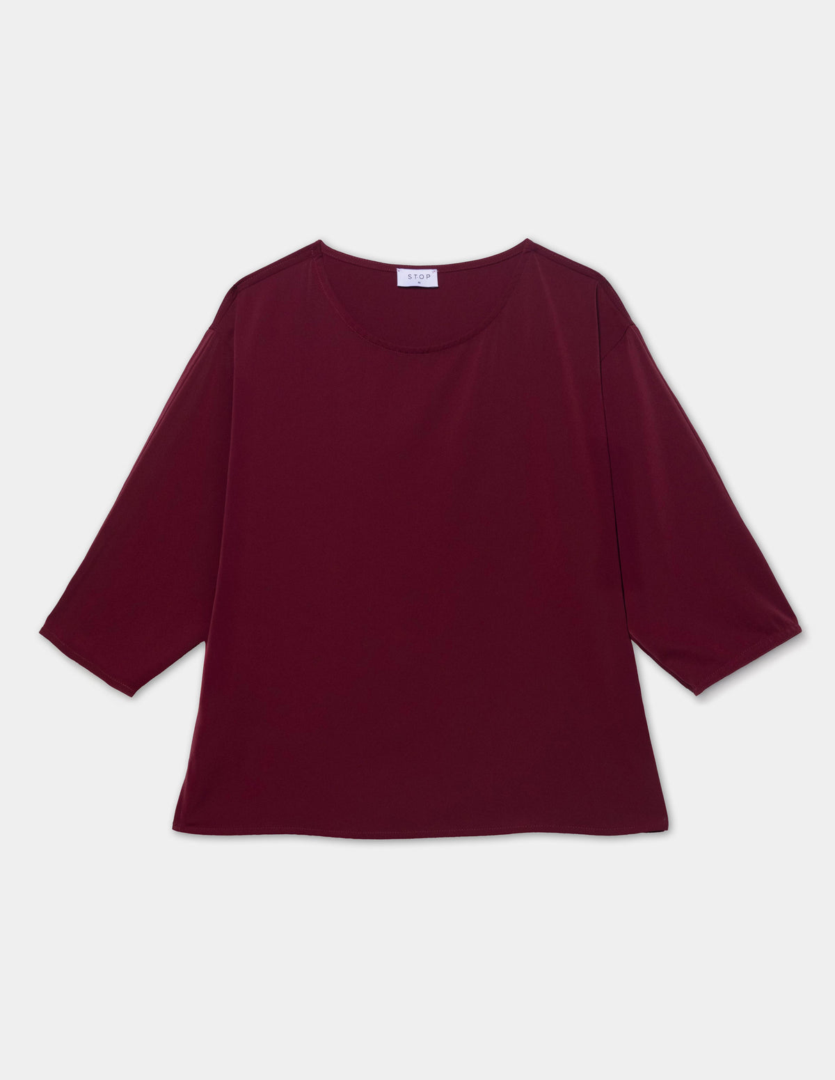 Blusa manga 3/4 con corte
