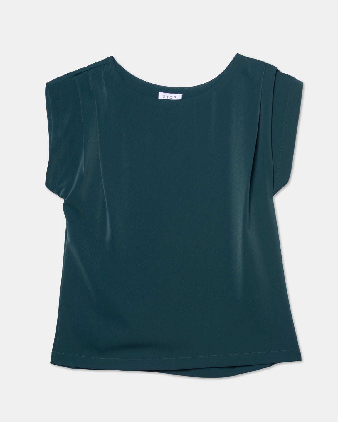 Blusa manga pliegue
