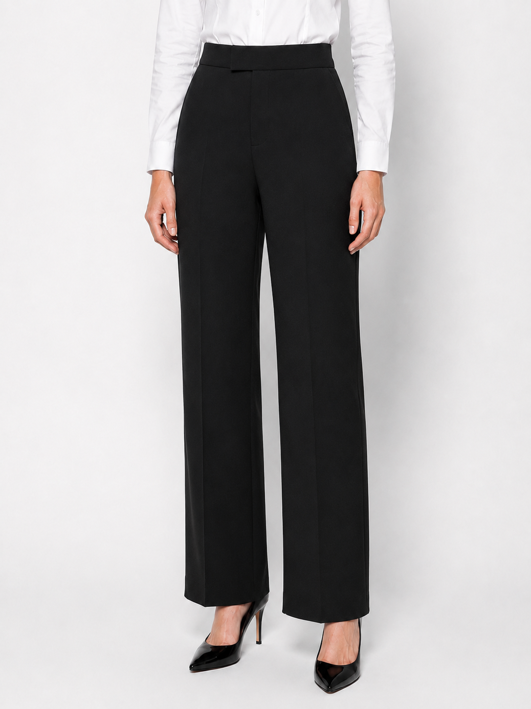 Pantalón básico de vestir pierna recta